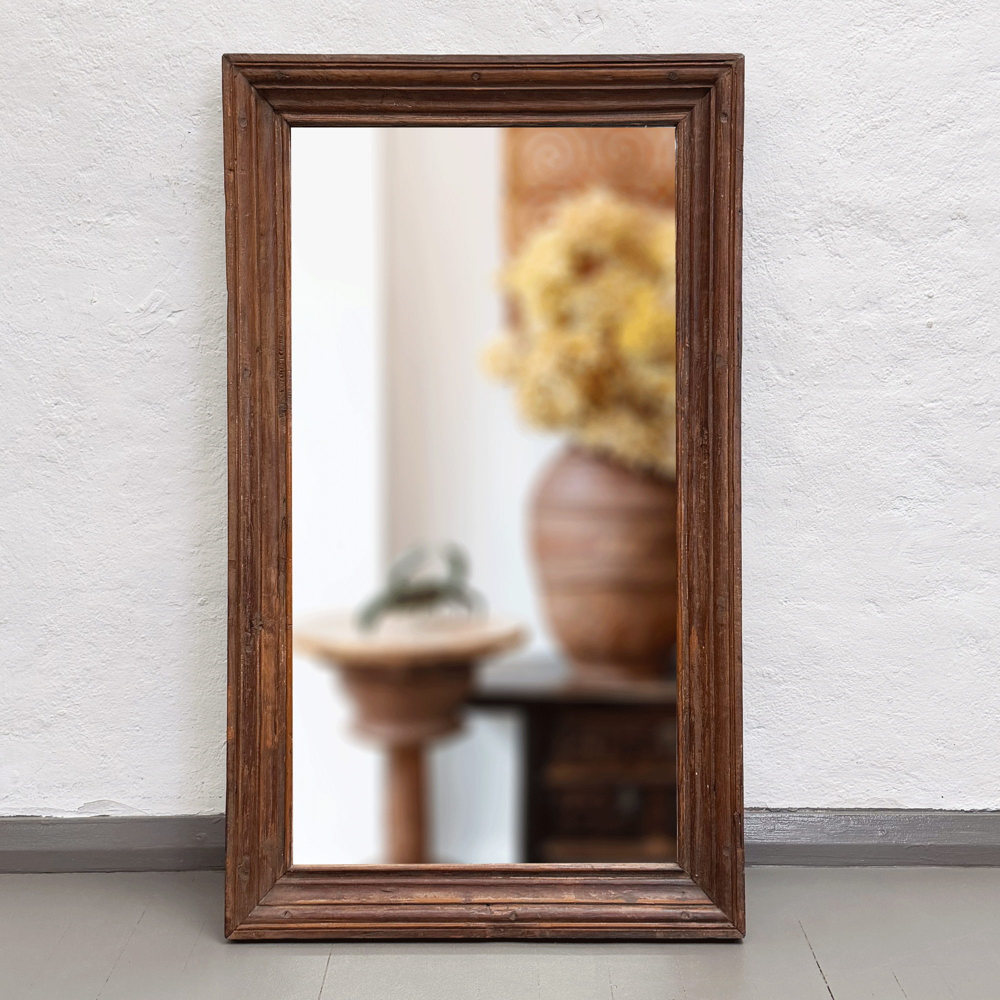 Teak Mirror