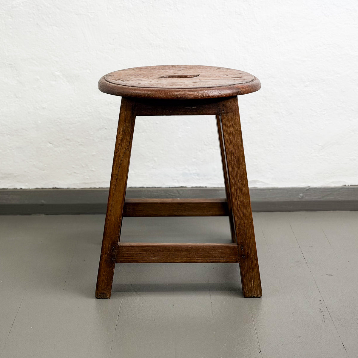 Round Teak Stool