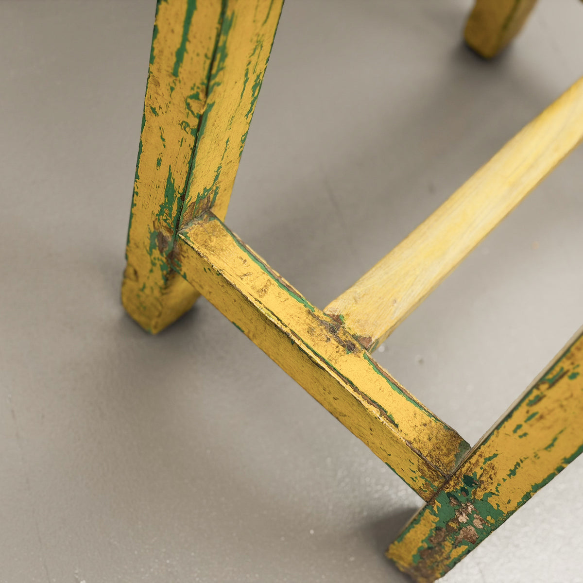 Yellow Kids Painted Timber Table