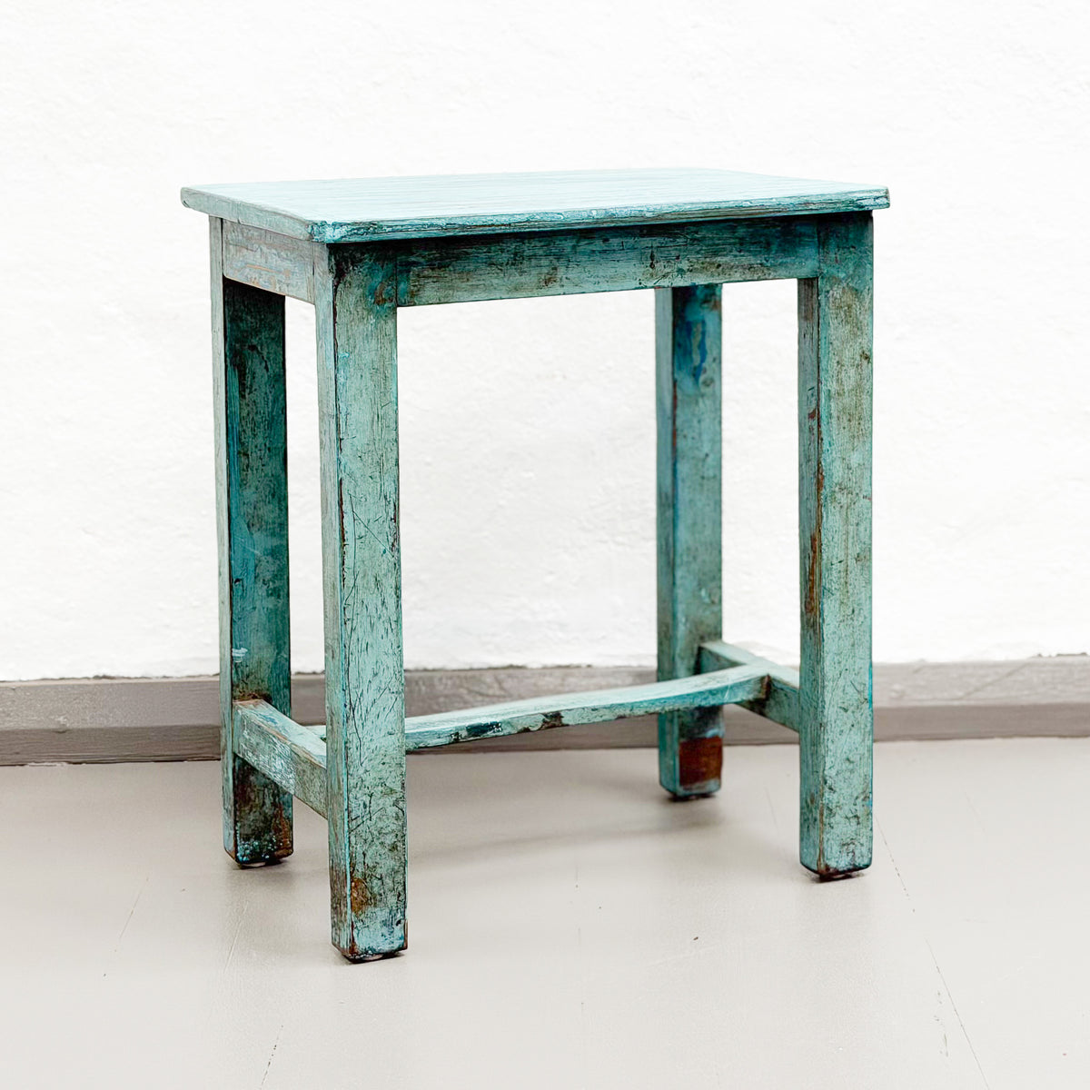 Turquoise Kids Painted Timber Table