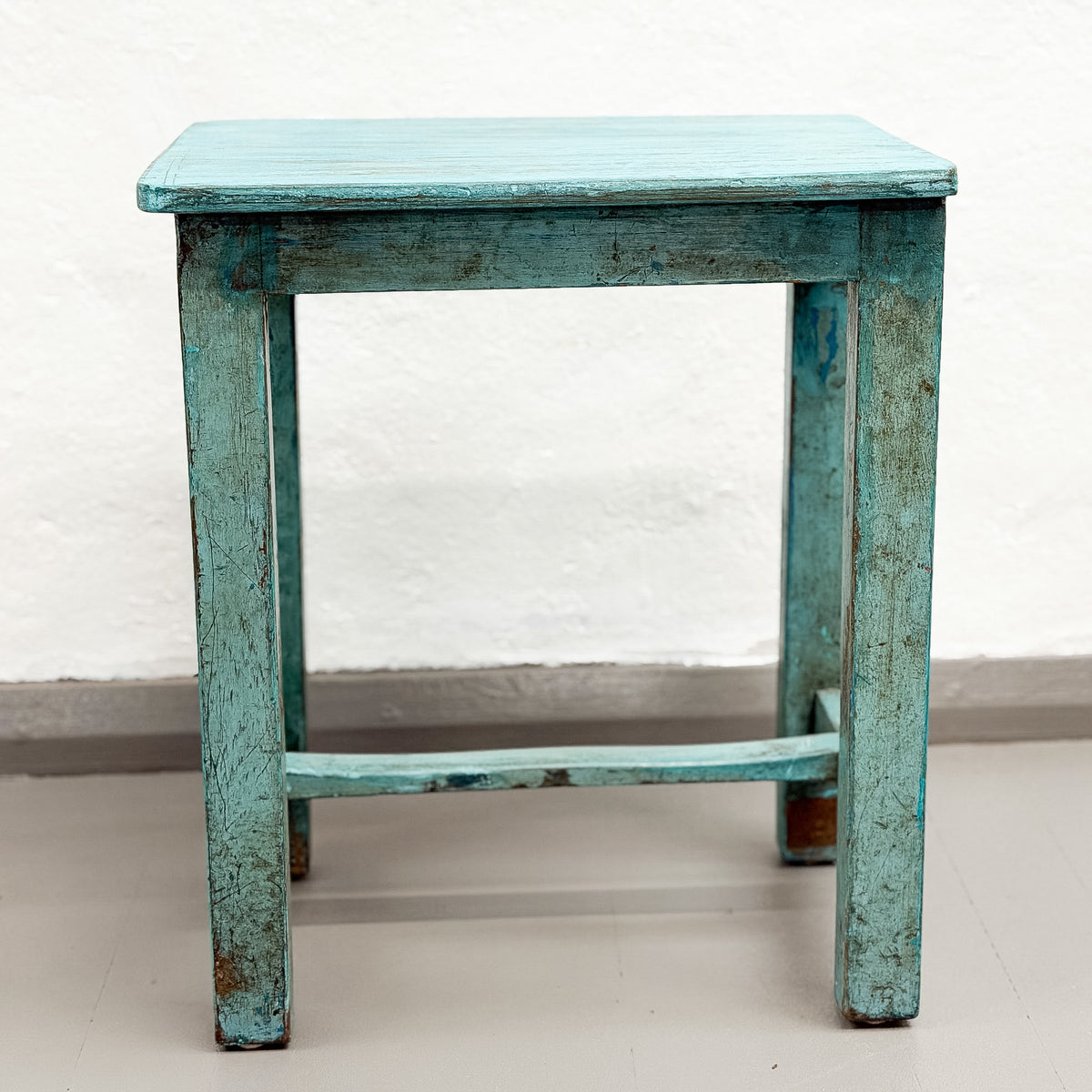 Turquoise Kids Painted Timber Table