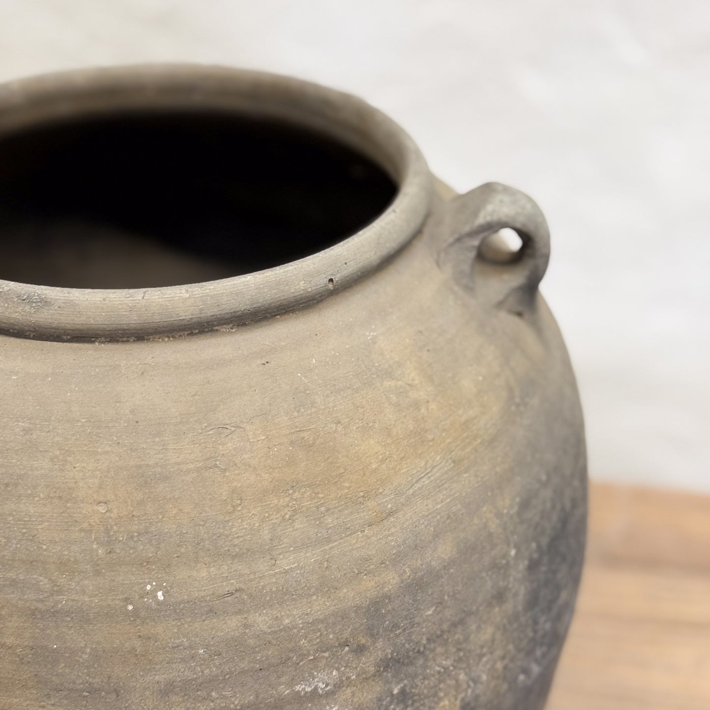 Large Foo Dog Handle Tofu Pot