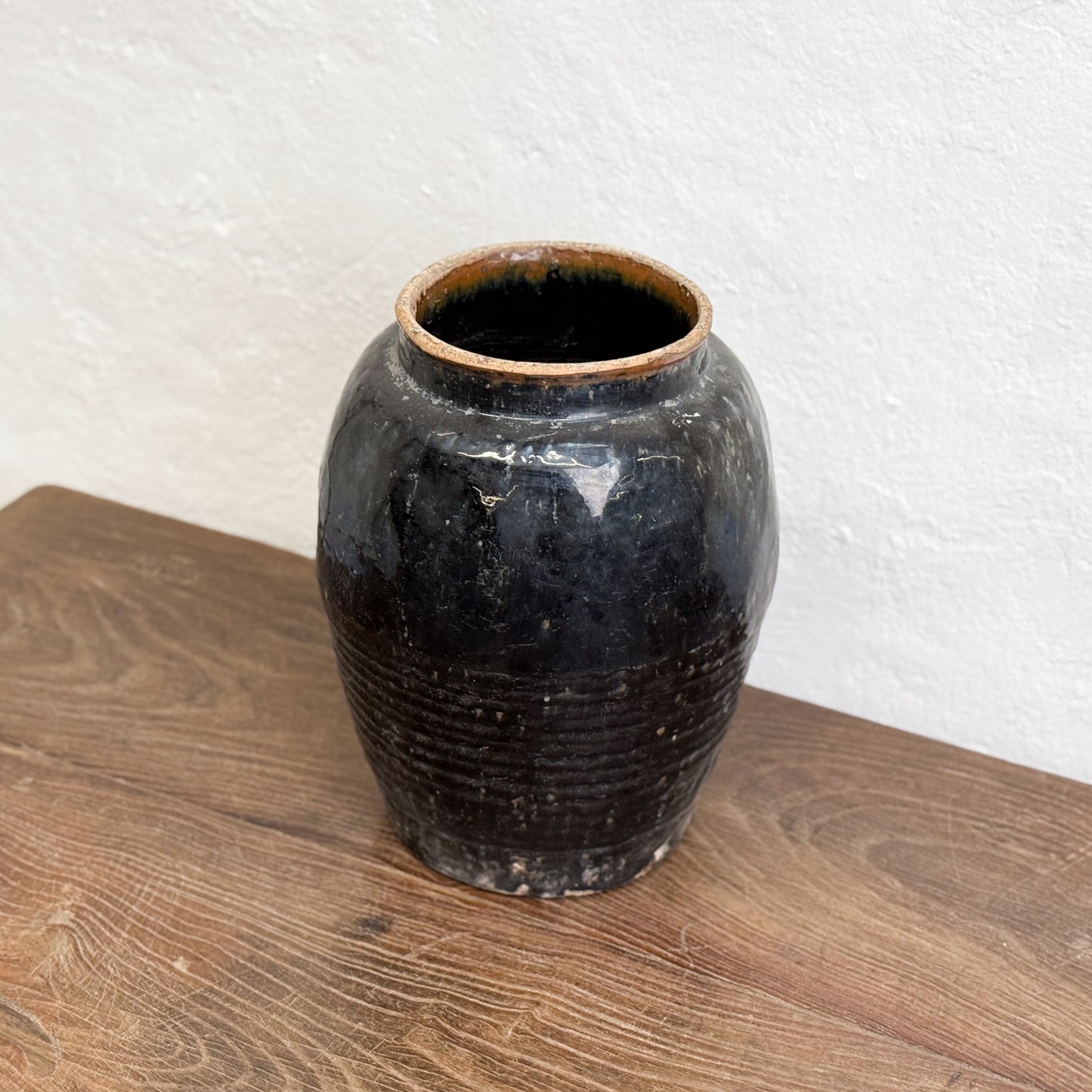 Shanxi Style Glazed Storage Pot