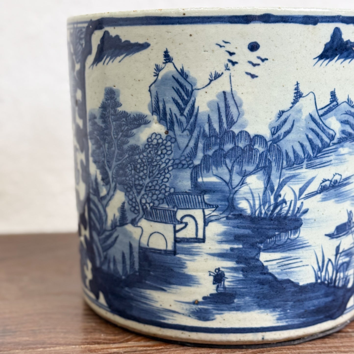 Village Porcelain Paintbrush Holder