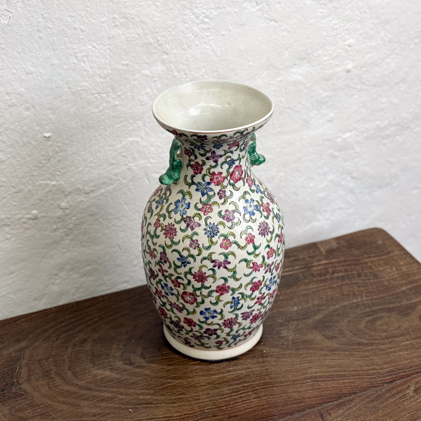 Blossoms Porcelain Rouleau Vase