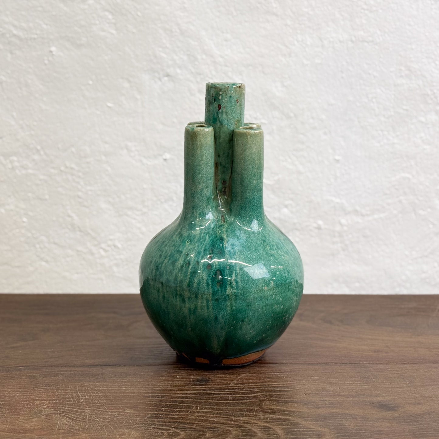 Glazed Bulb Tulip Vase
