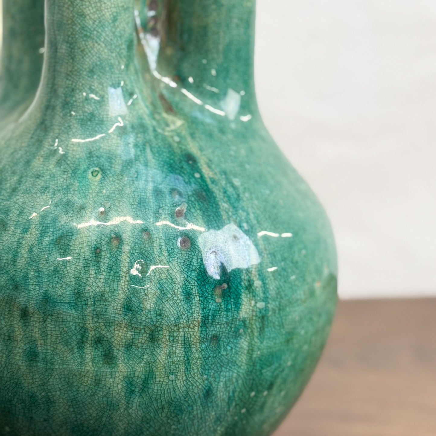 Glazed Bulb Tulip Vase