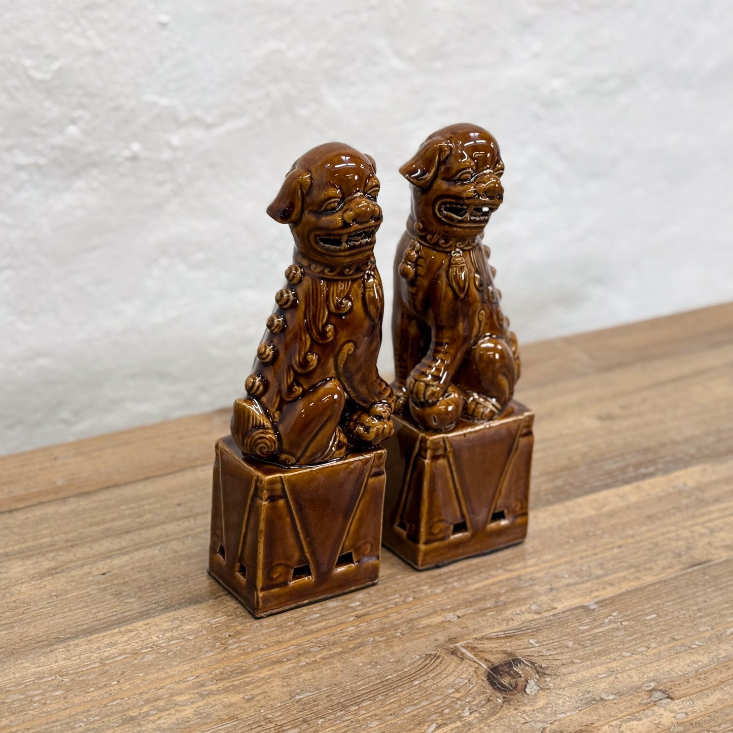Rust Foo Dog Pair