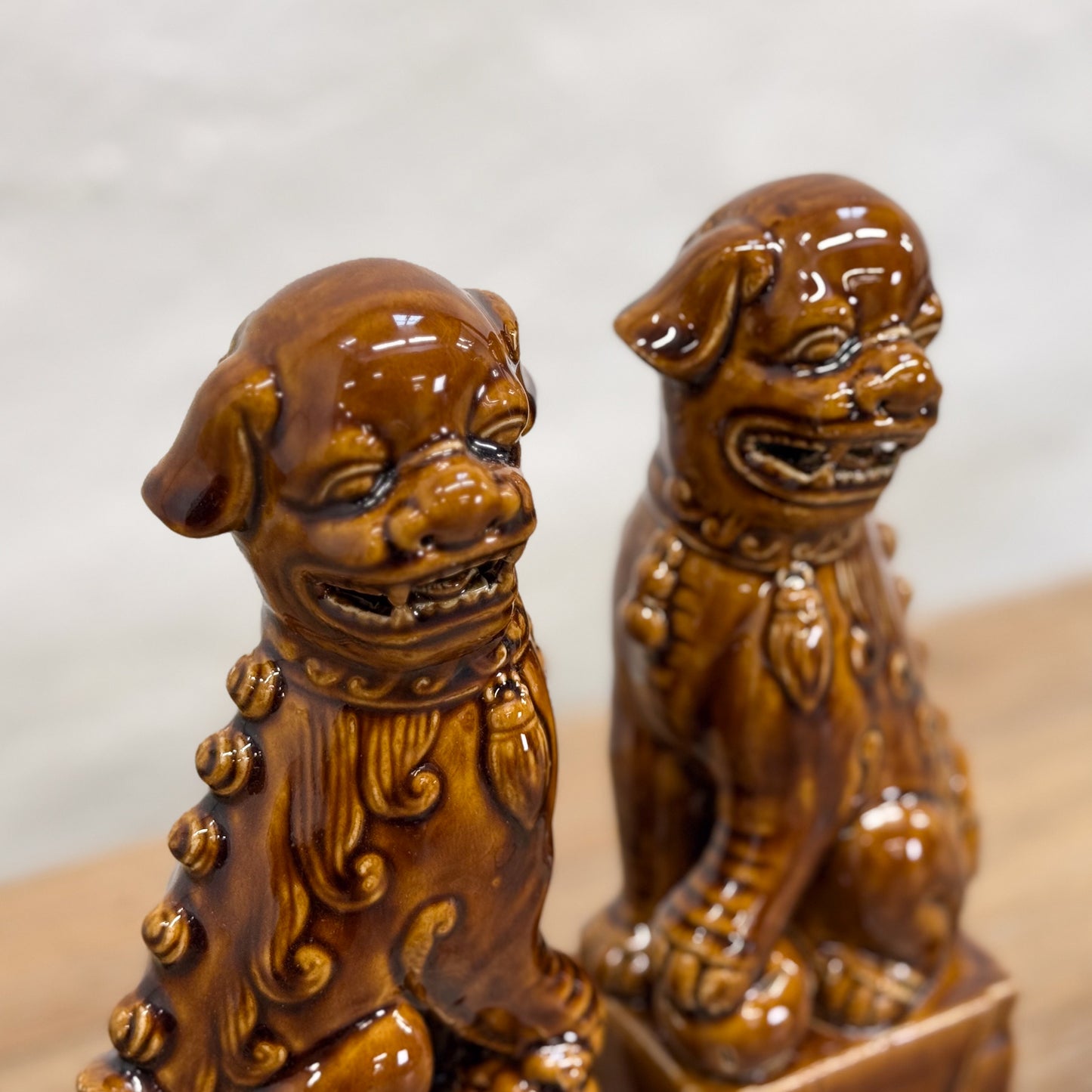 Rust Foo Dog Pair