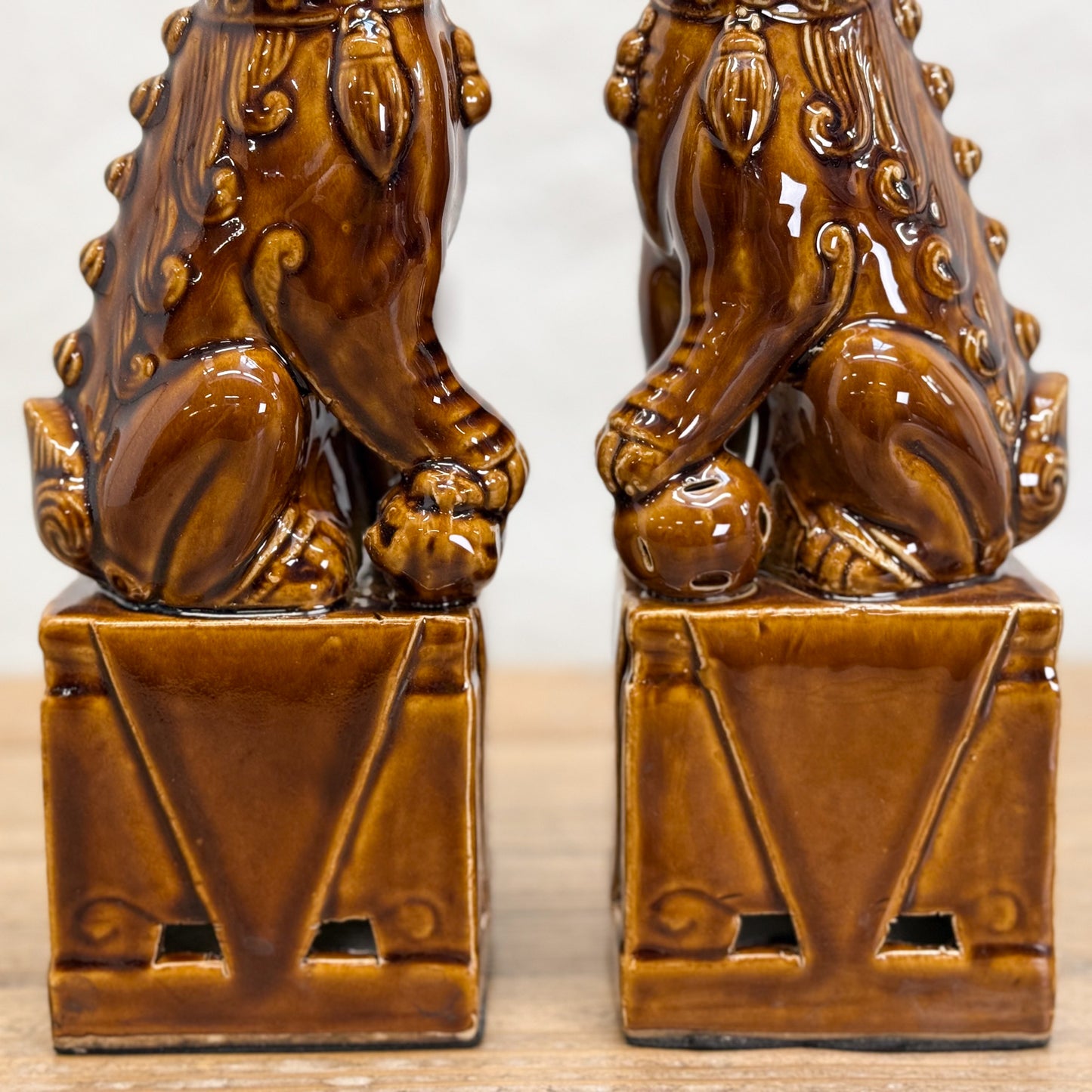 Rust Foo Dog Pair