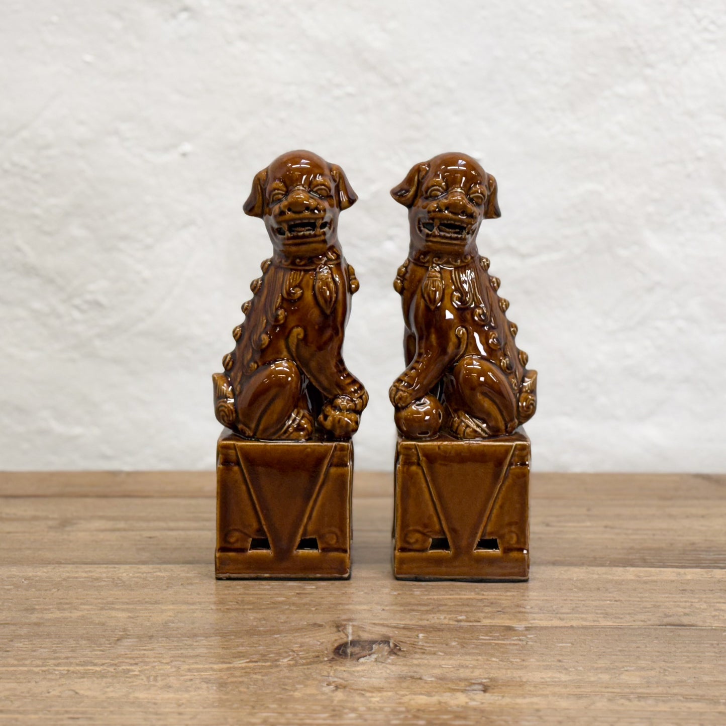 Rust Foo Dog Pair