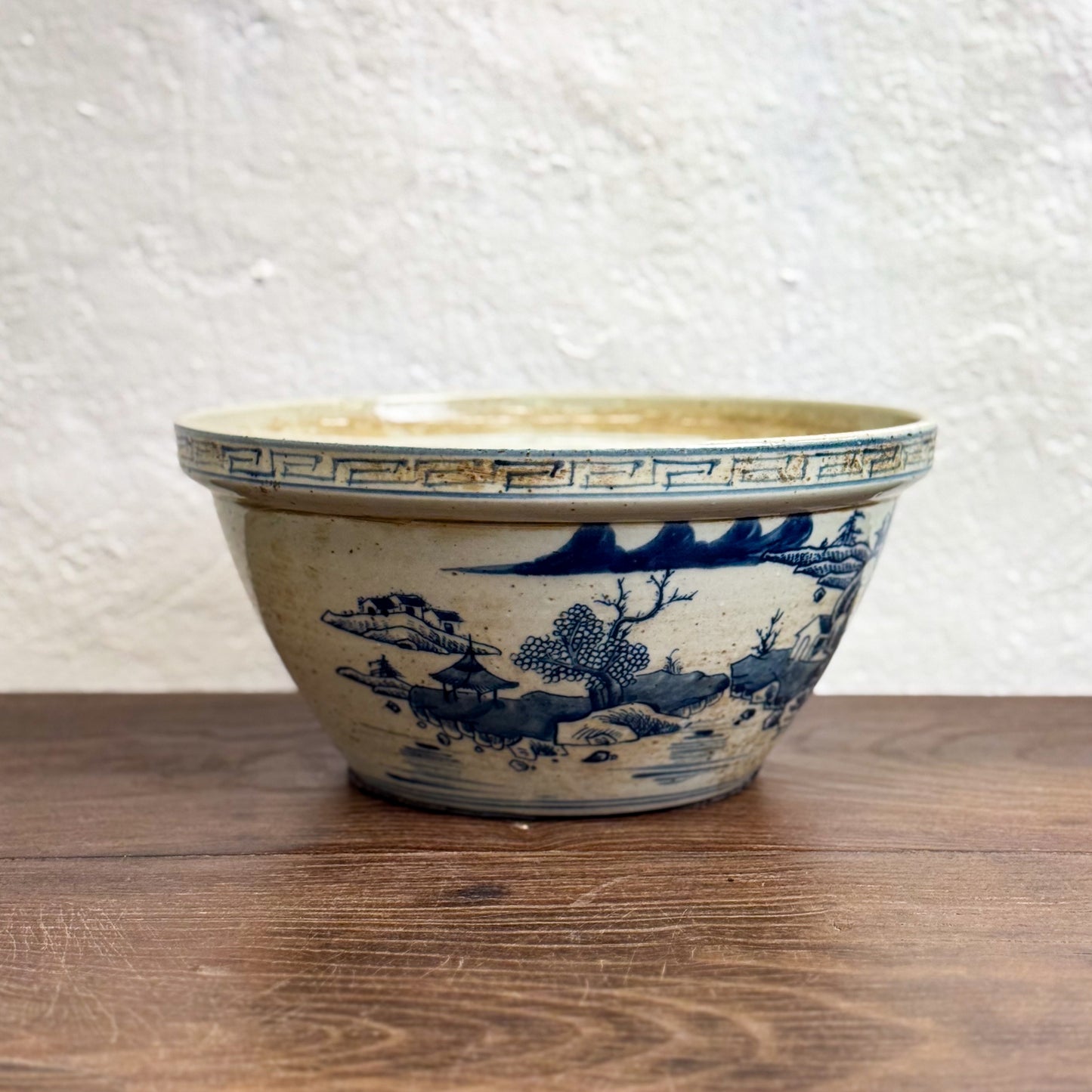 Village Scene Porcelain Bowl