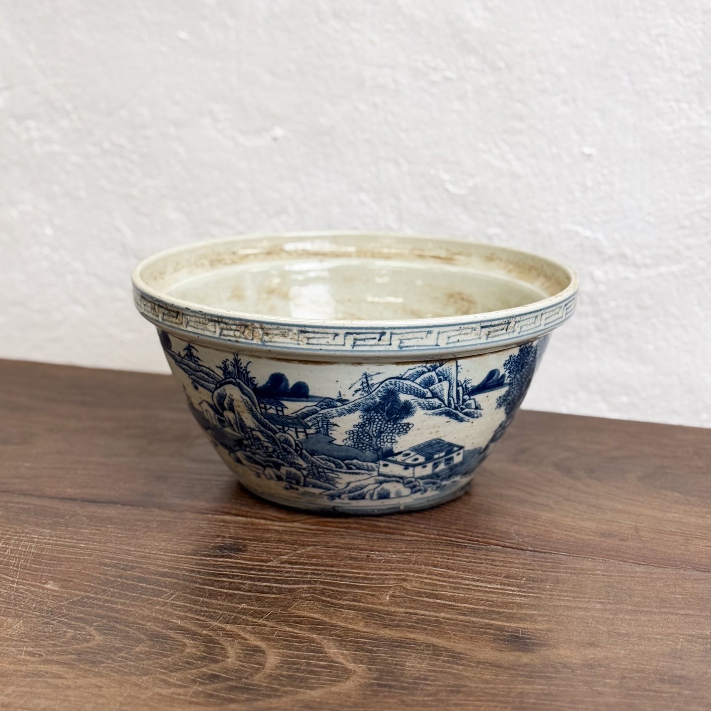 Village Scene Porcelain Bowl