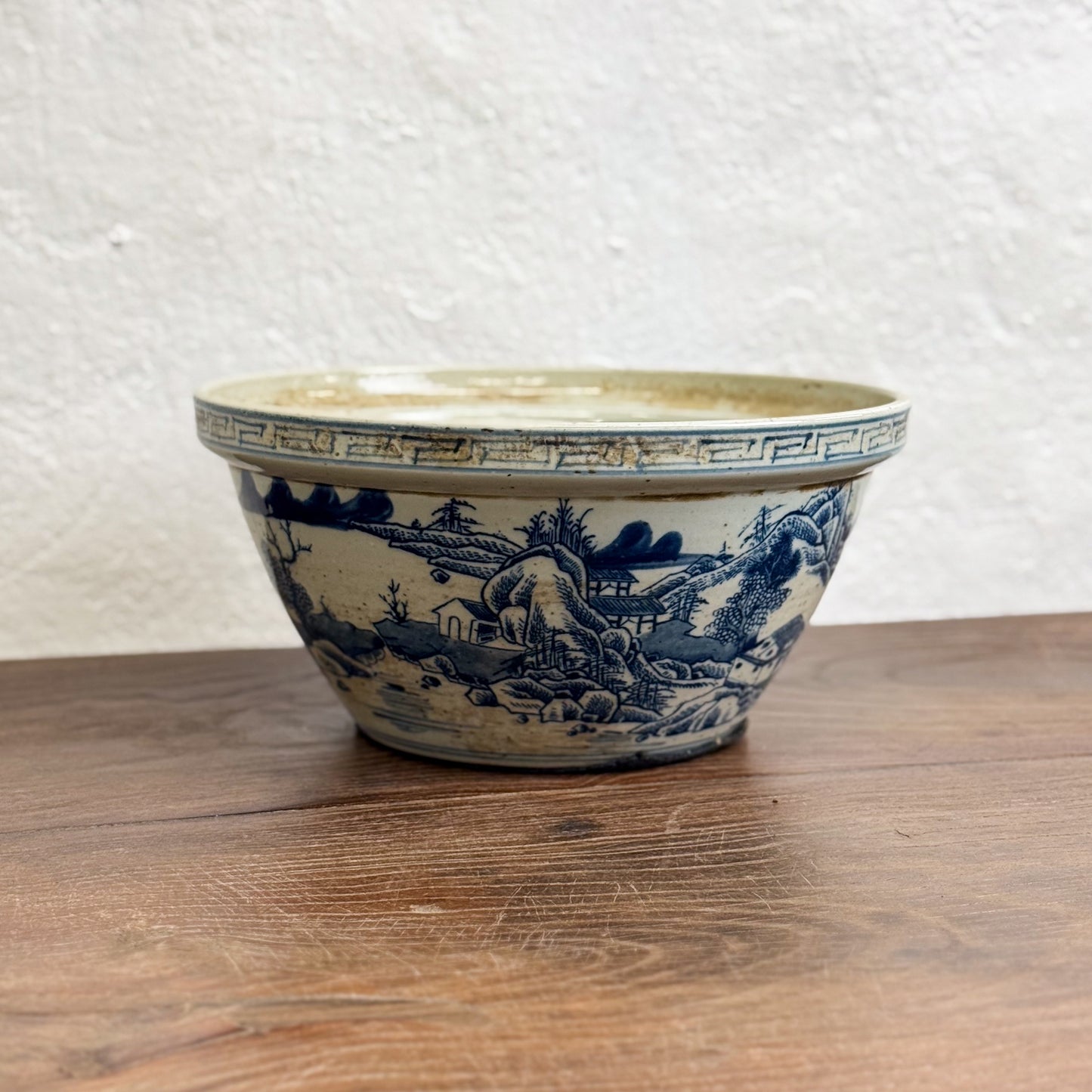 Village Scene Porcelain Bowl