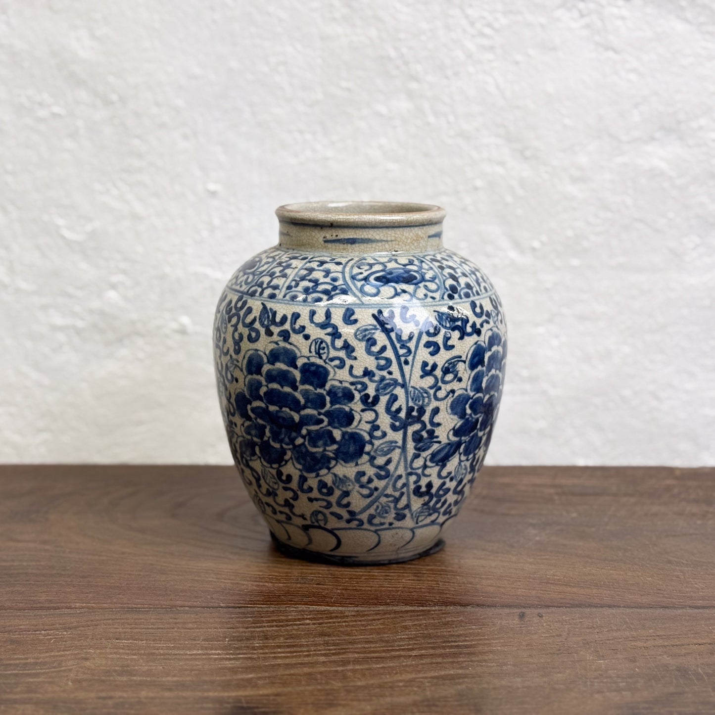 Peony & Vine Porcelain Vase
