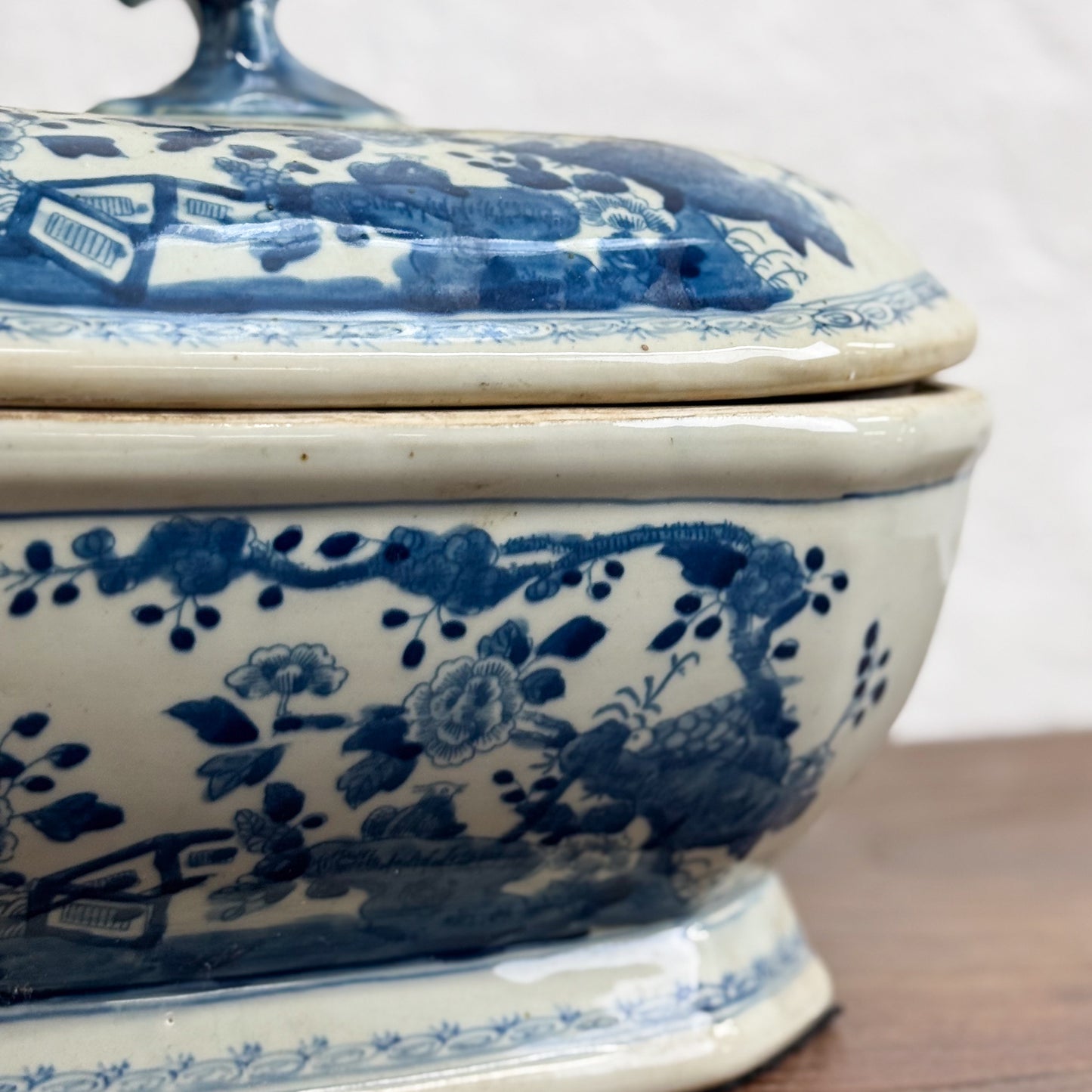 Peony Lidded Porcelain Dish