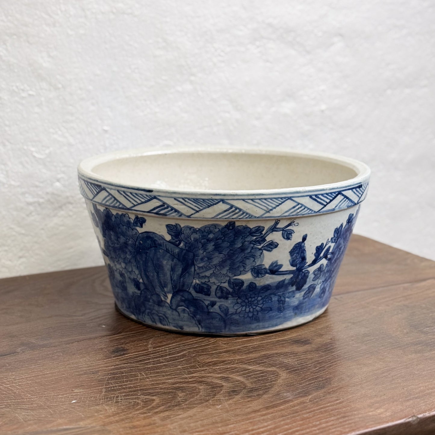 Bird & Flower Porcelain Planter