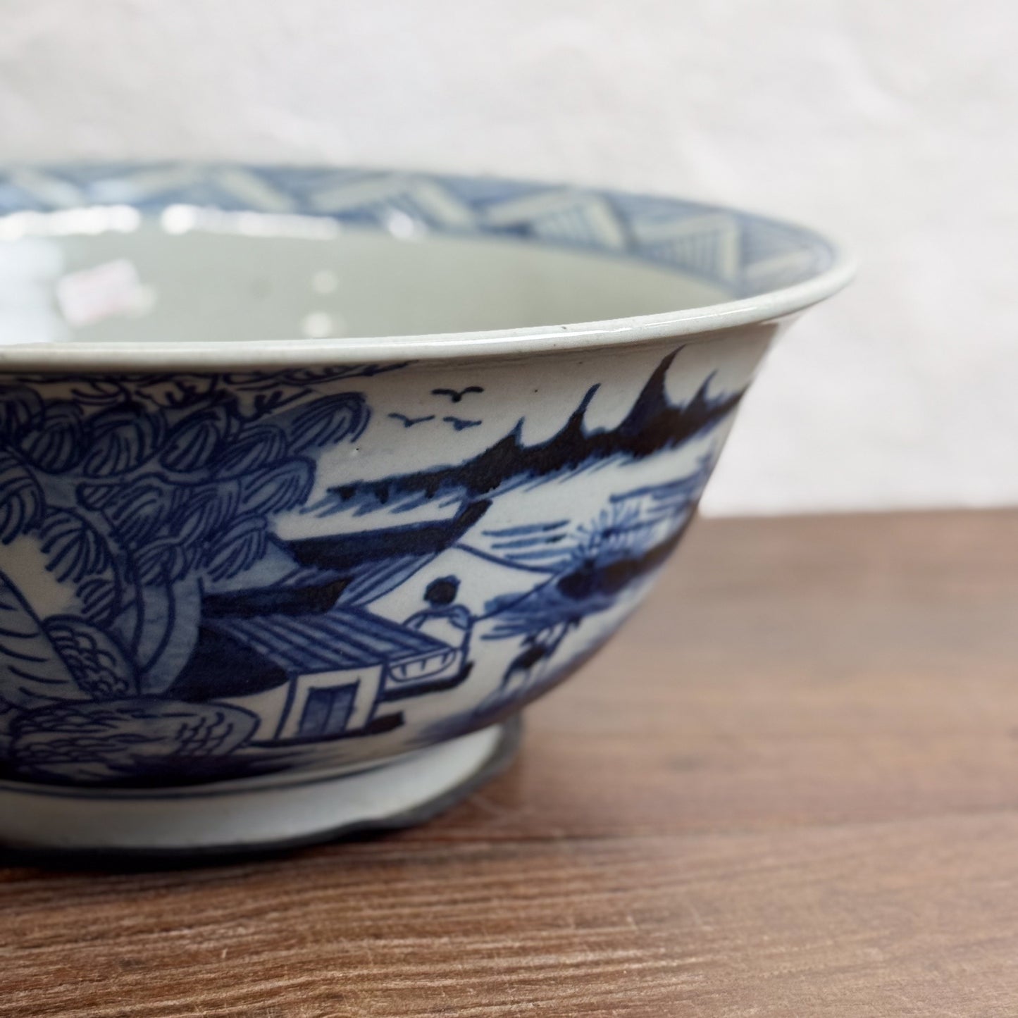 Village Scene Porcelain Bowl