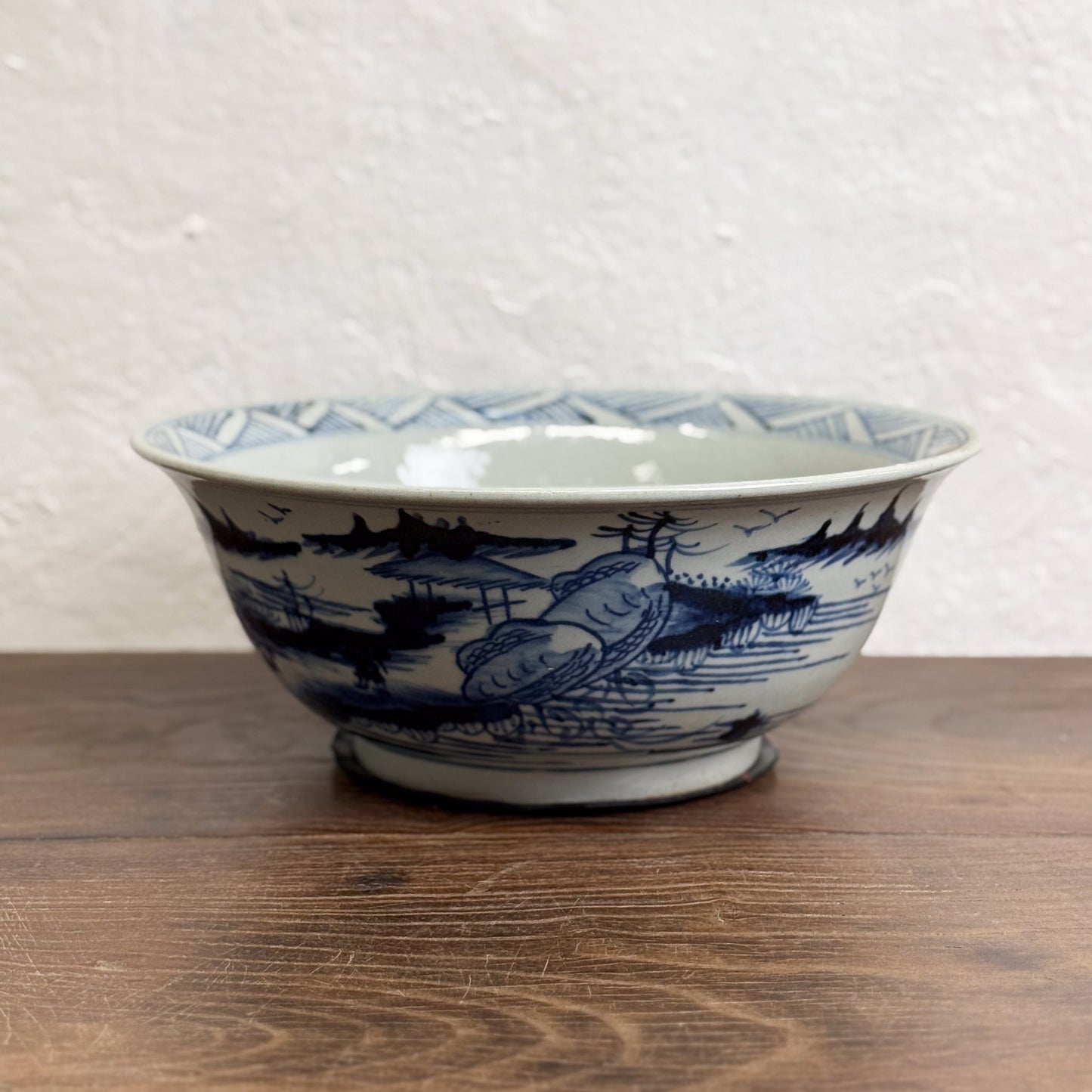 Village Scene Porcelain Bowl