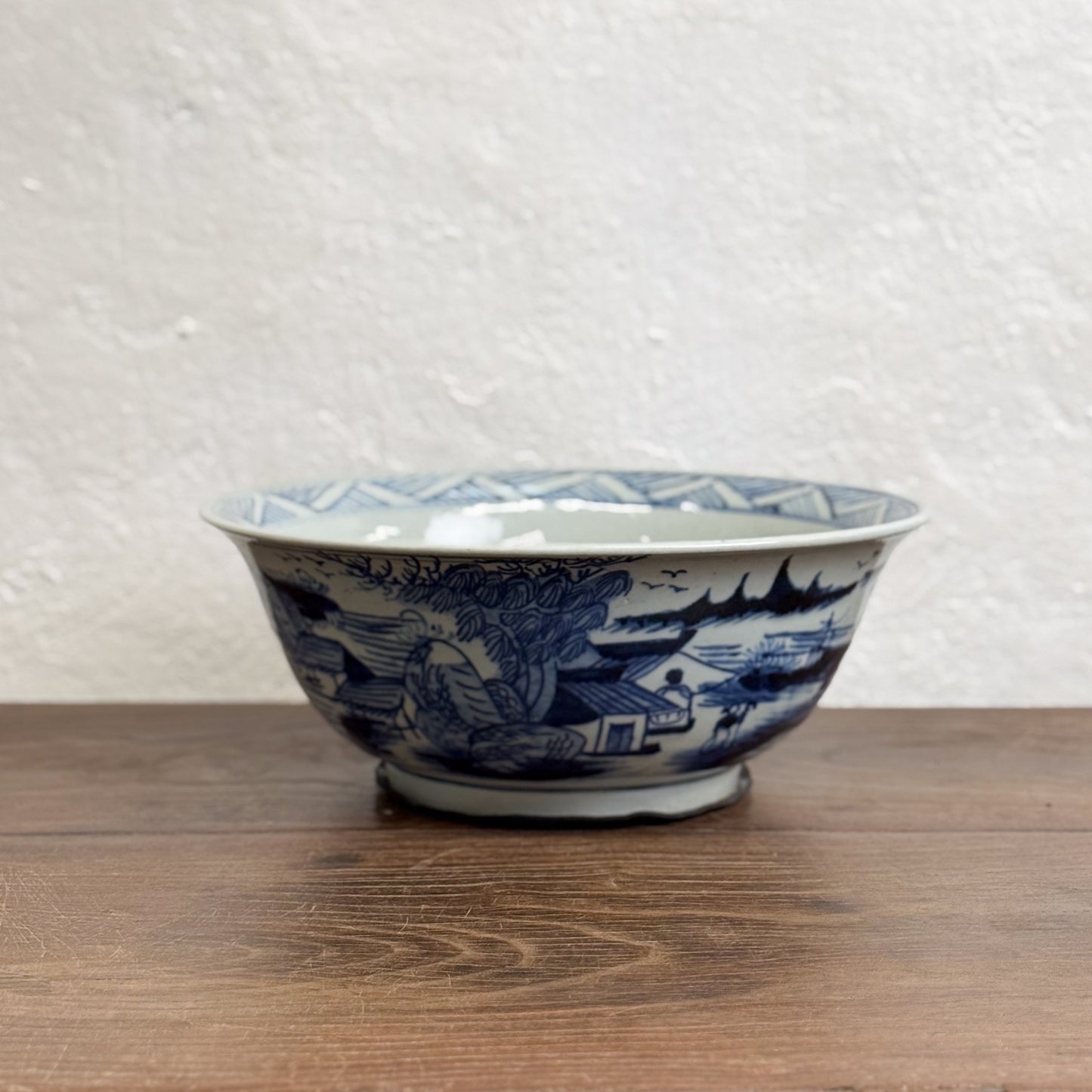 Village Scene Porcelain Bowl