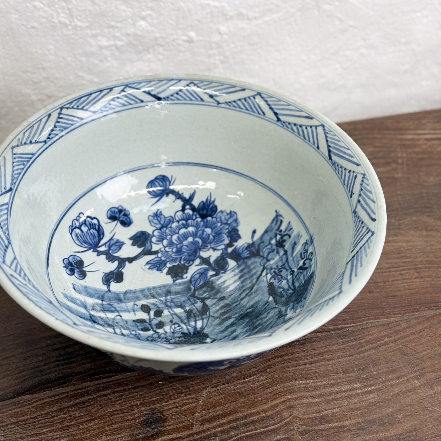 Phoenix & Peony Porcelain Bowl