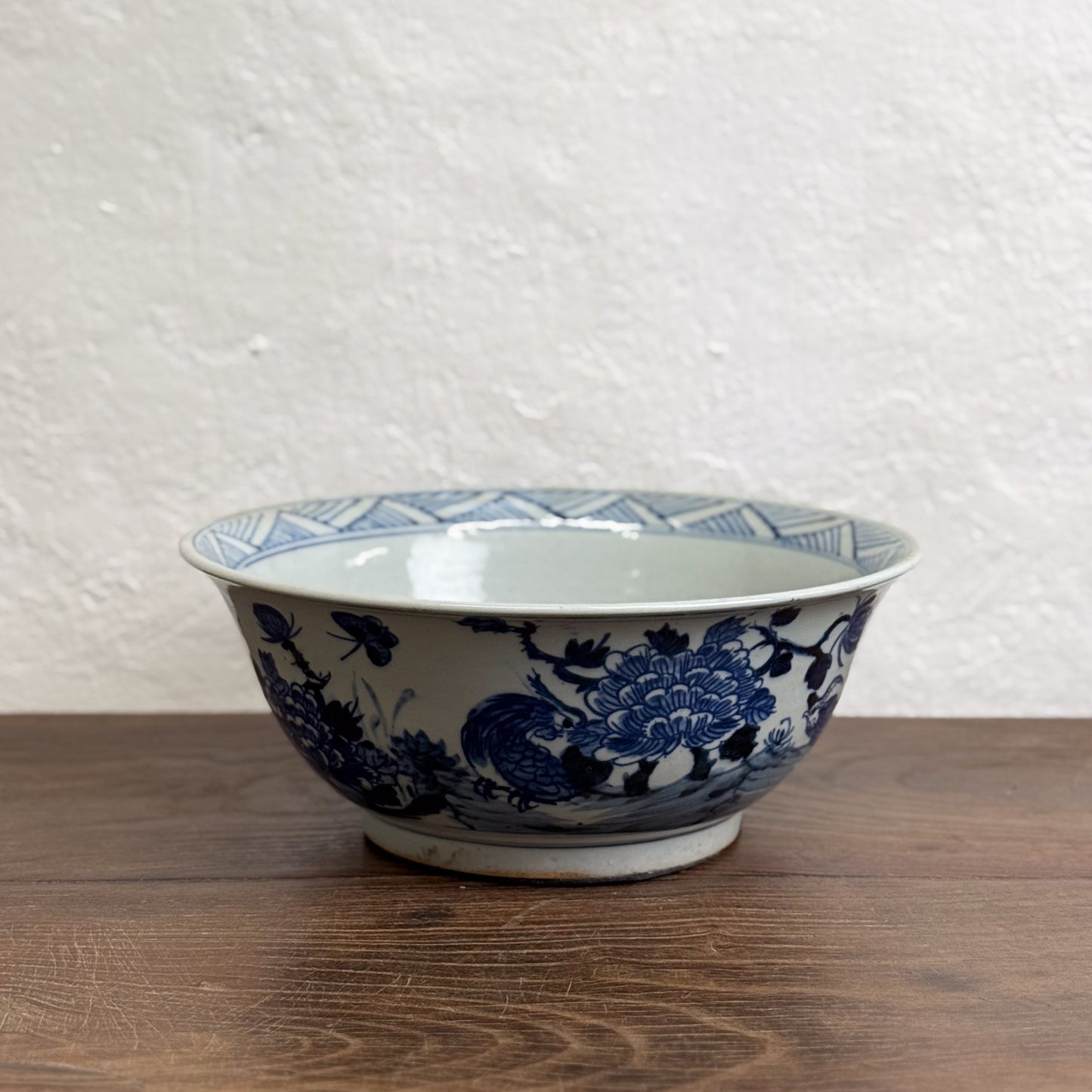 Phoenix & Peony Porcelain Bowl