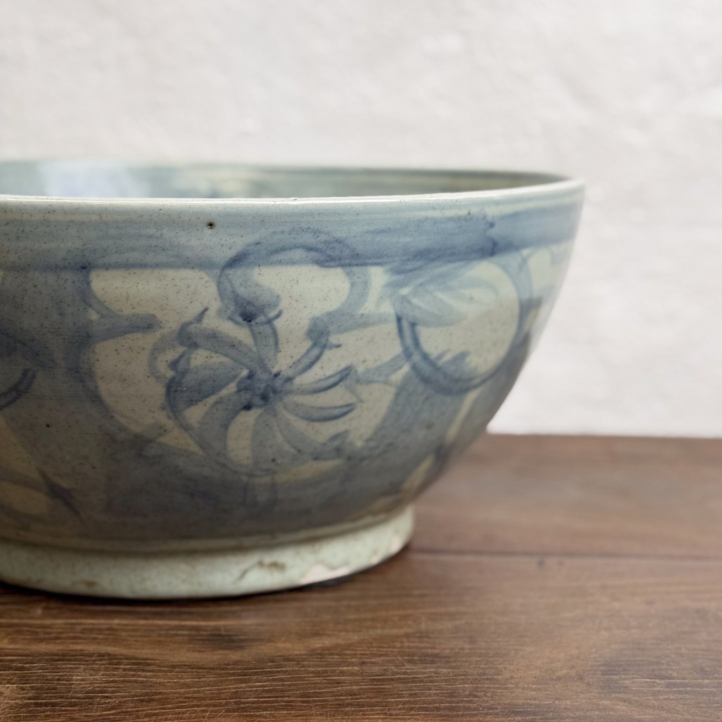 Korean Style Lotus Porcelain Bowl