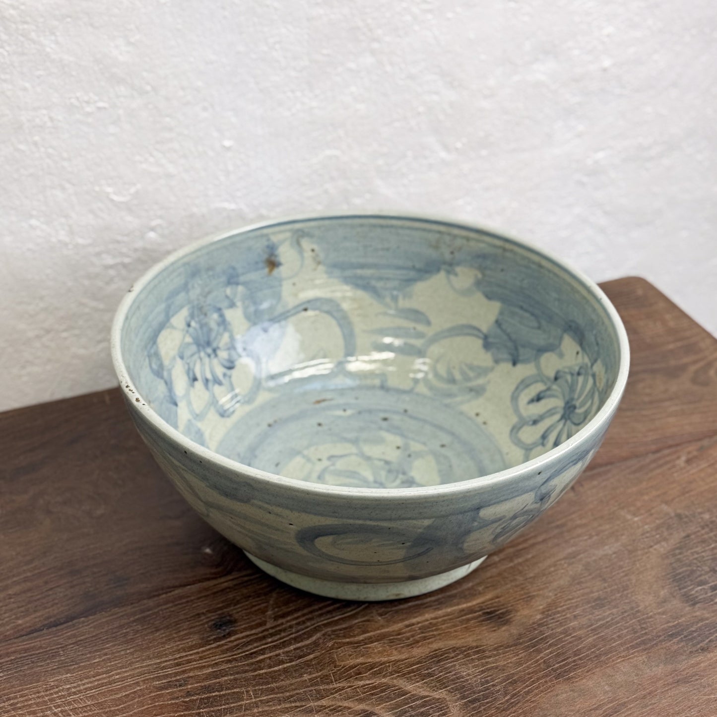 Korean Style Lotus Porcelain Bowl