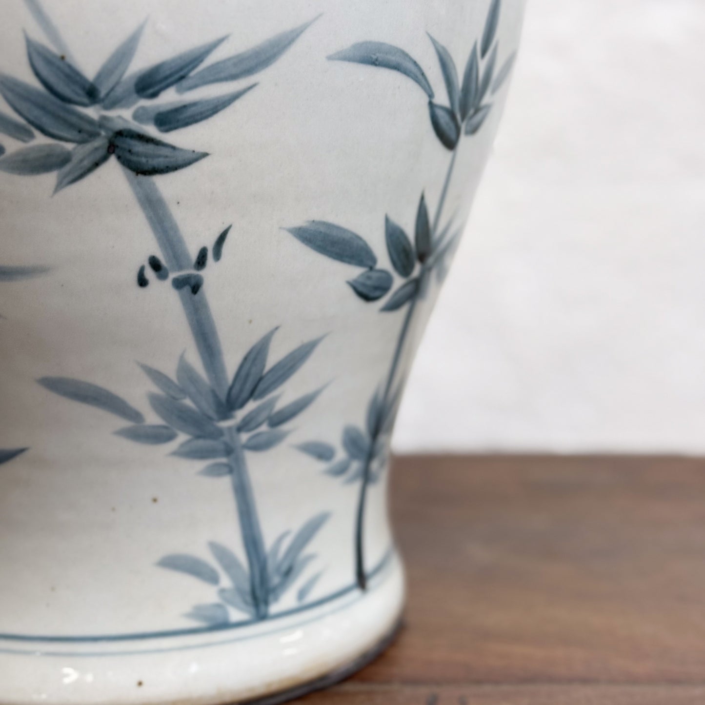 Bamboo Porcelain Temple Jar