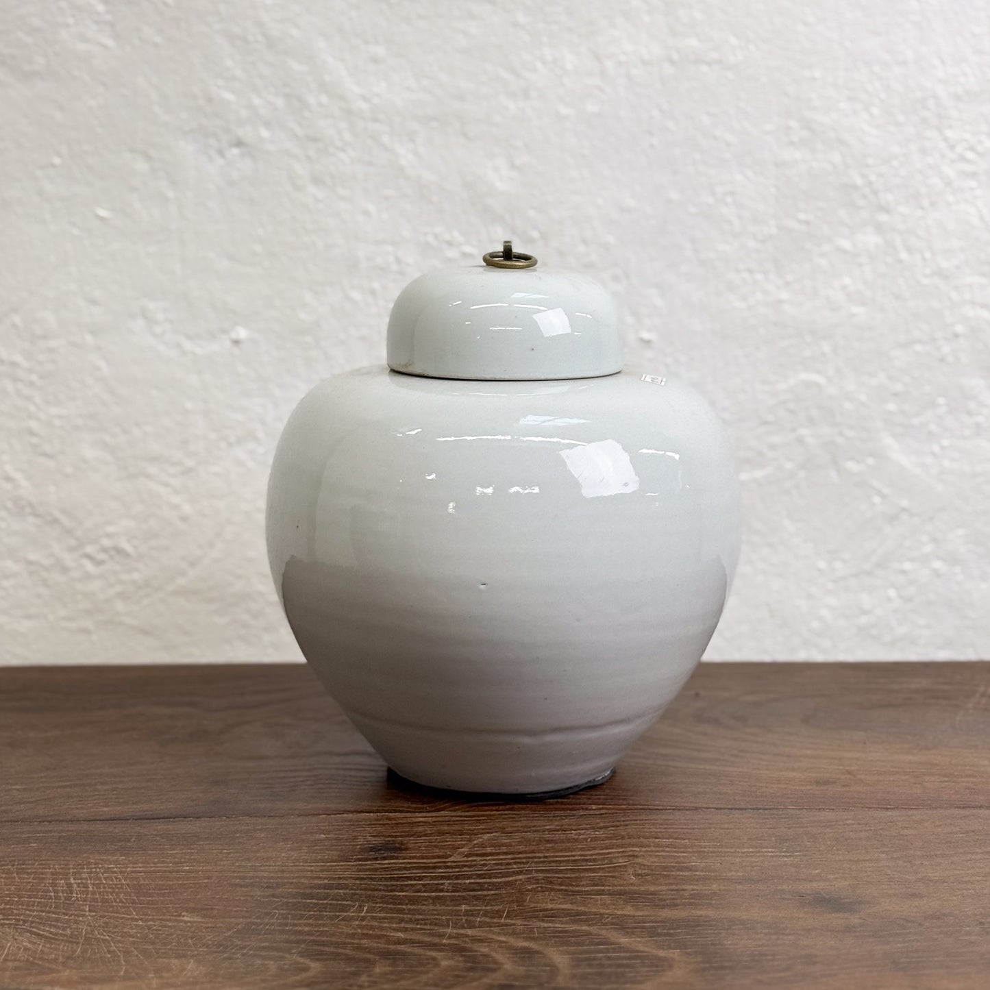Simple Squat Porcelain Melon Jar