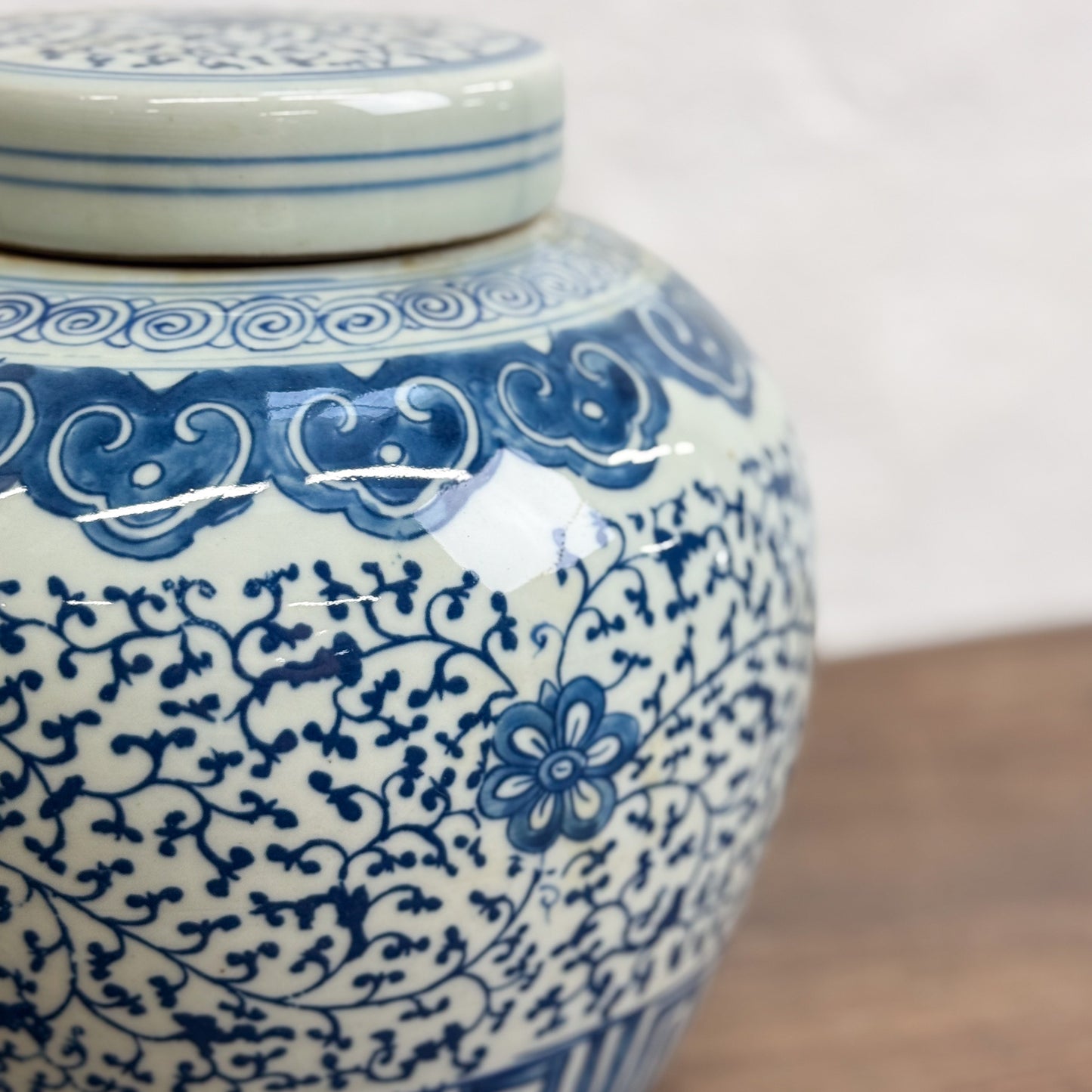 Blossom & Vine Porcelain Ginger Jar
