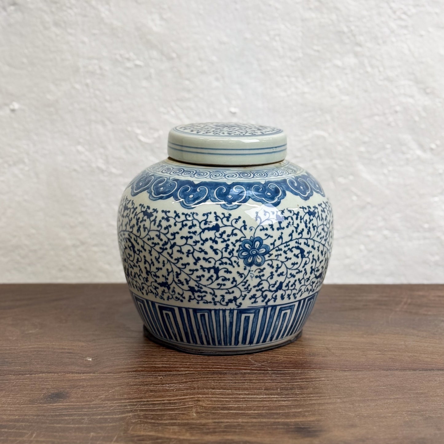 Blossom & Vine Porcelain Ginger Jar