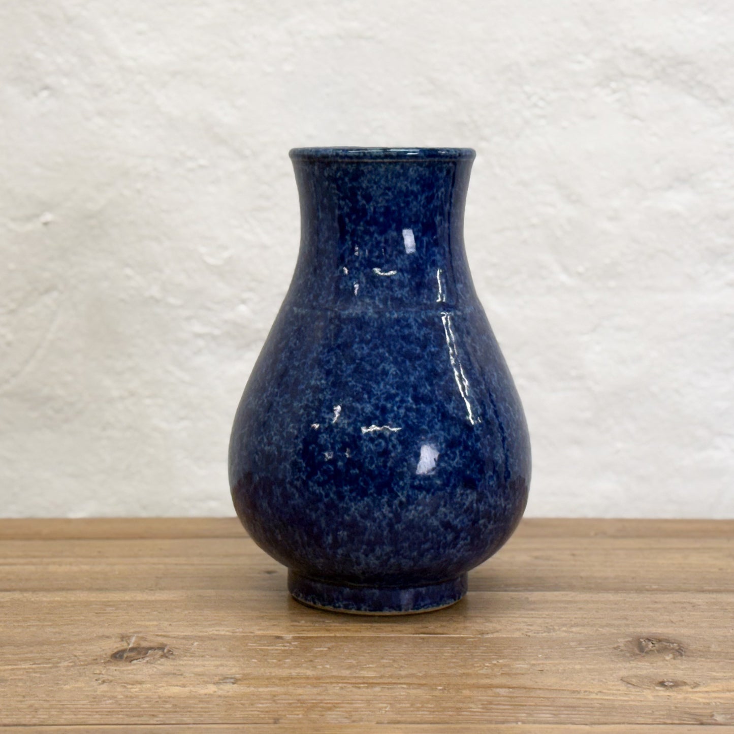 Mottled Glaze Pear Vase