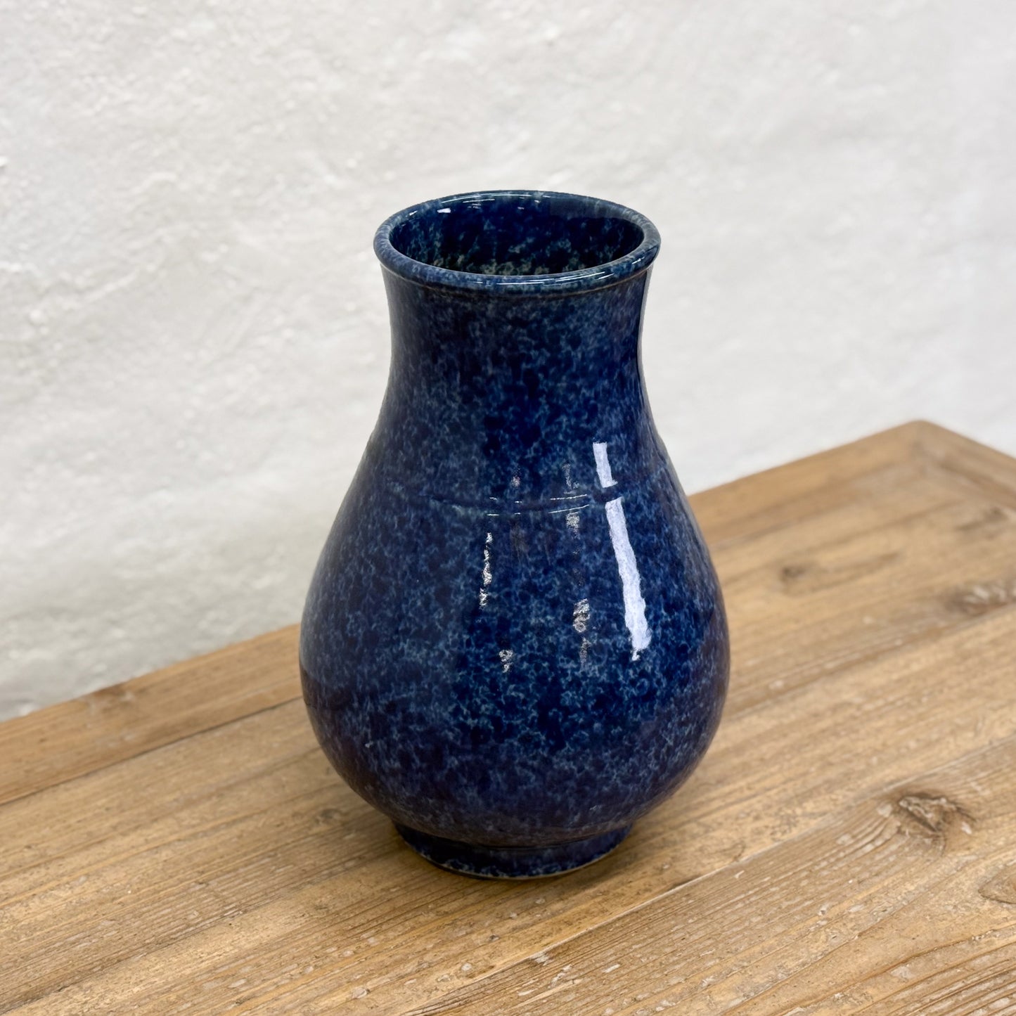 Mottled Glaze Pear Vase