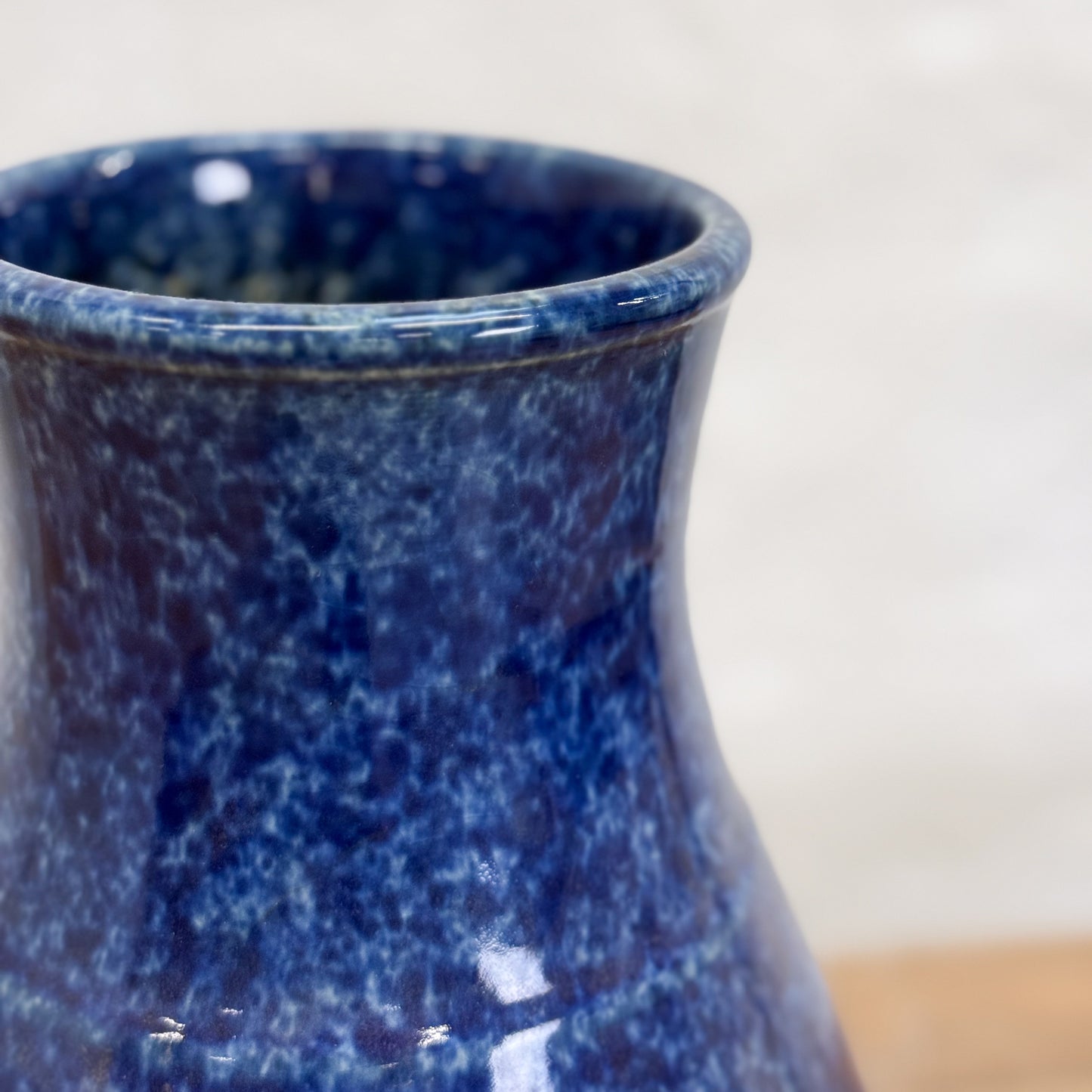 Mottled Glaze Pear Vase