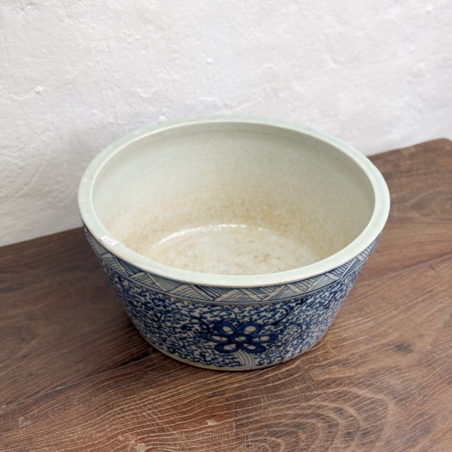 Village Scene Porcelain Planter Bowl