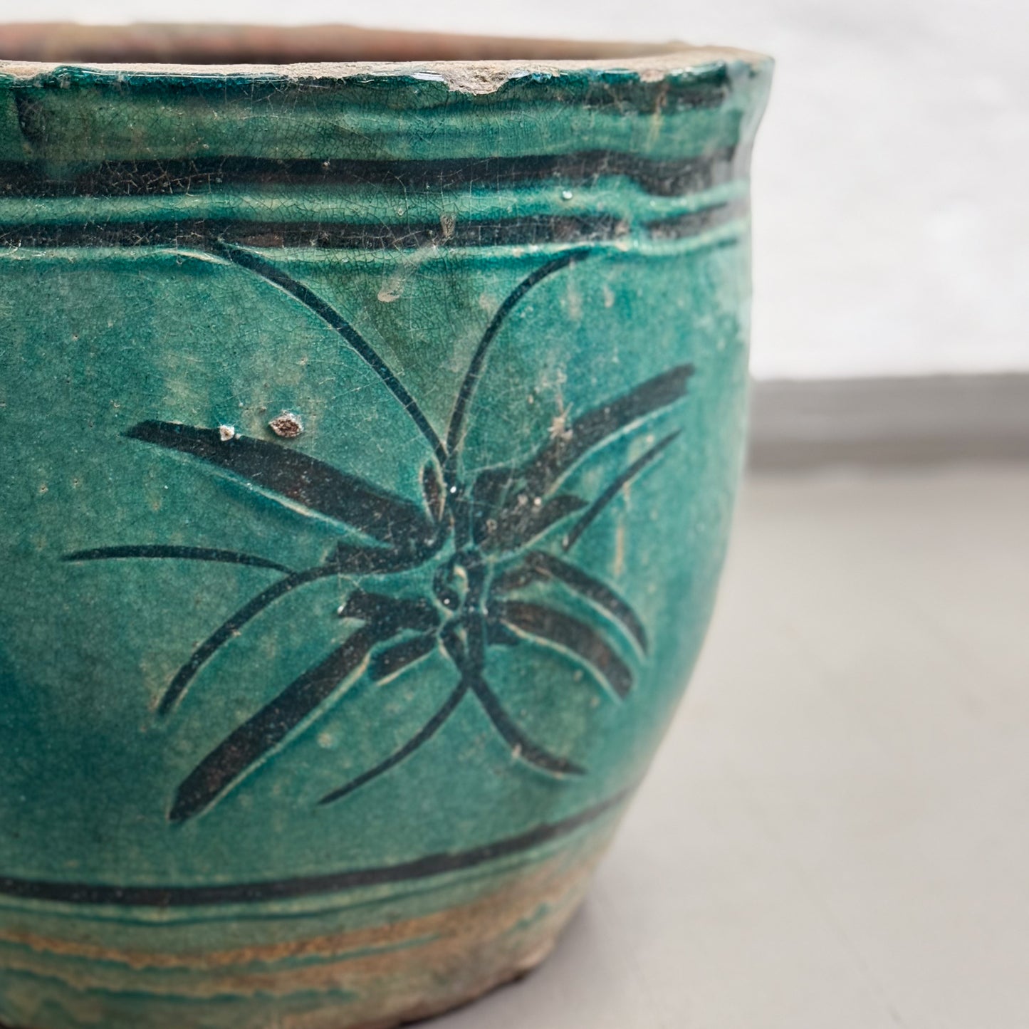 Floral Painted Planter