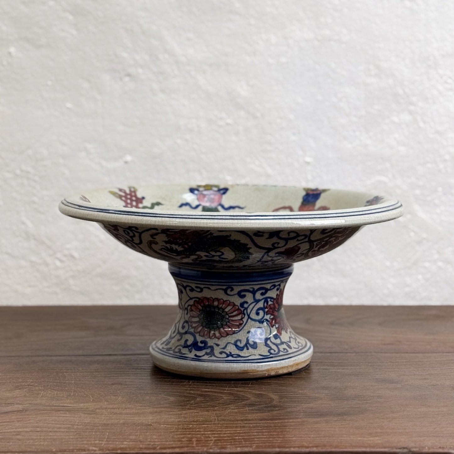 Dragon Porcelain Offering Plate