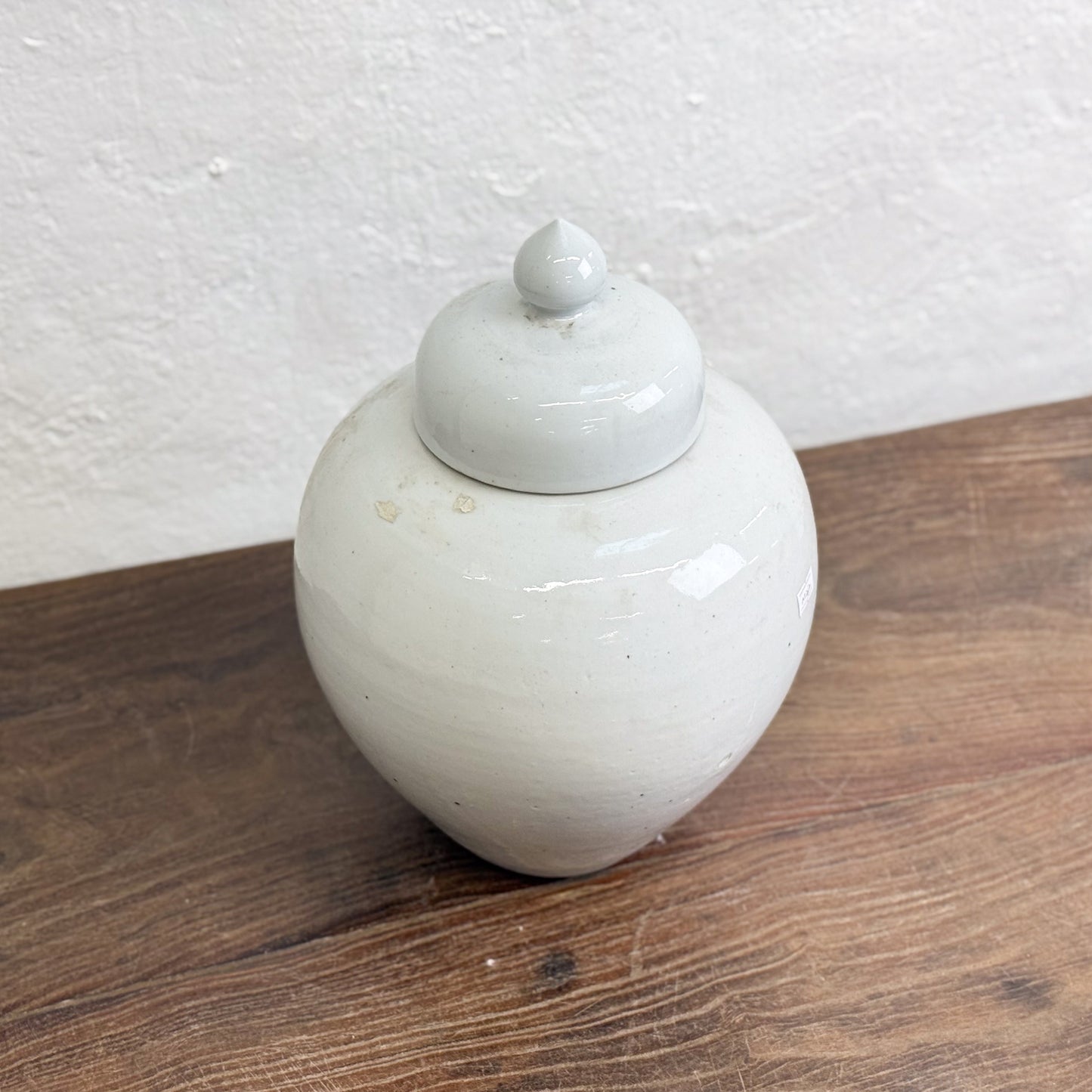 Simple Lidded Porcelain Jar