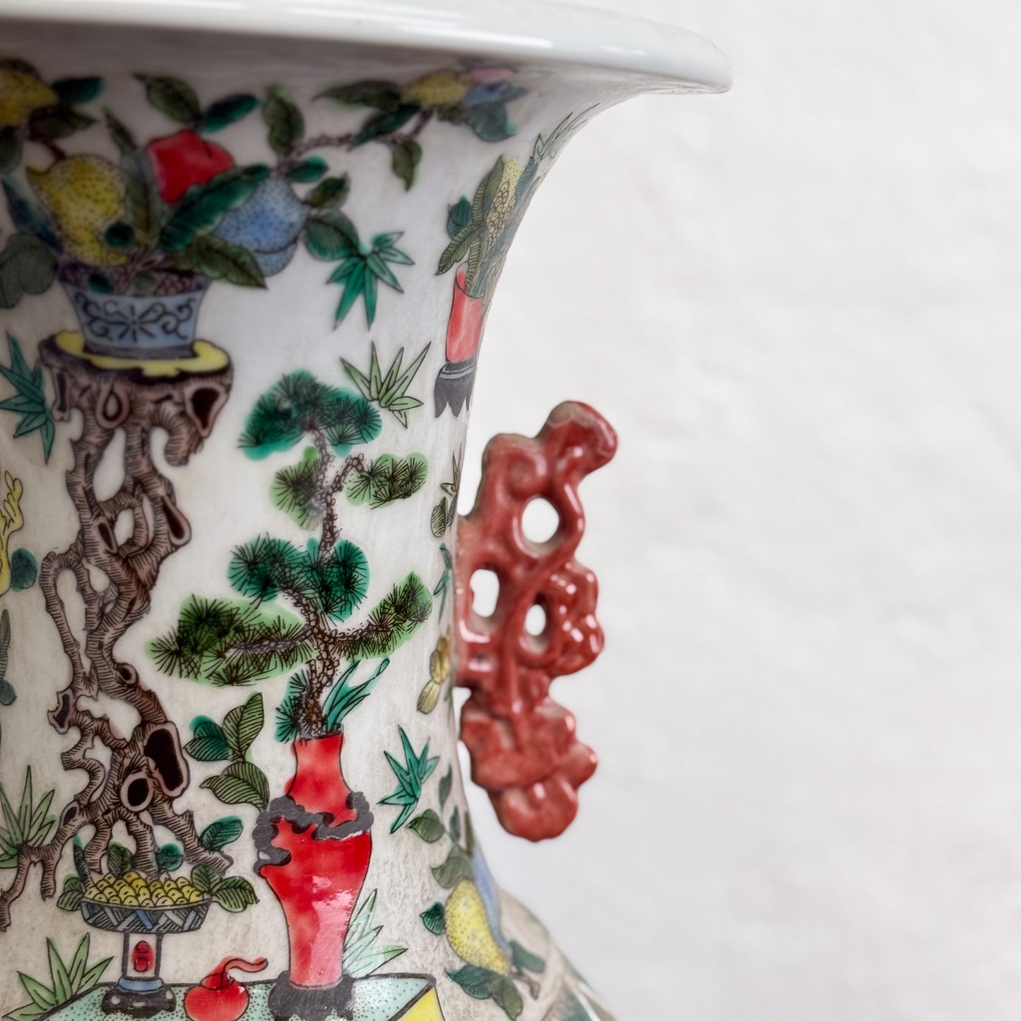 Tall Porcelain Yen-Yen Vase