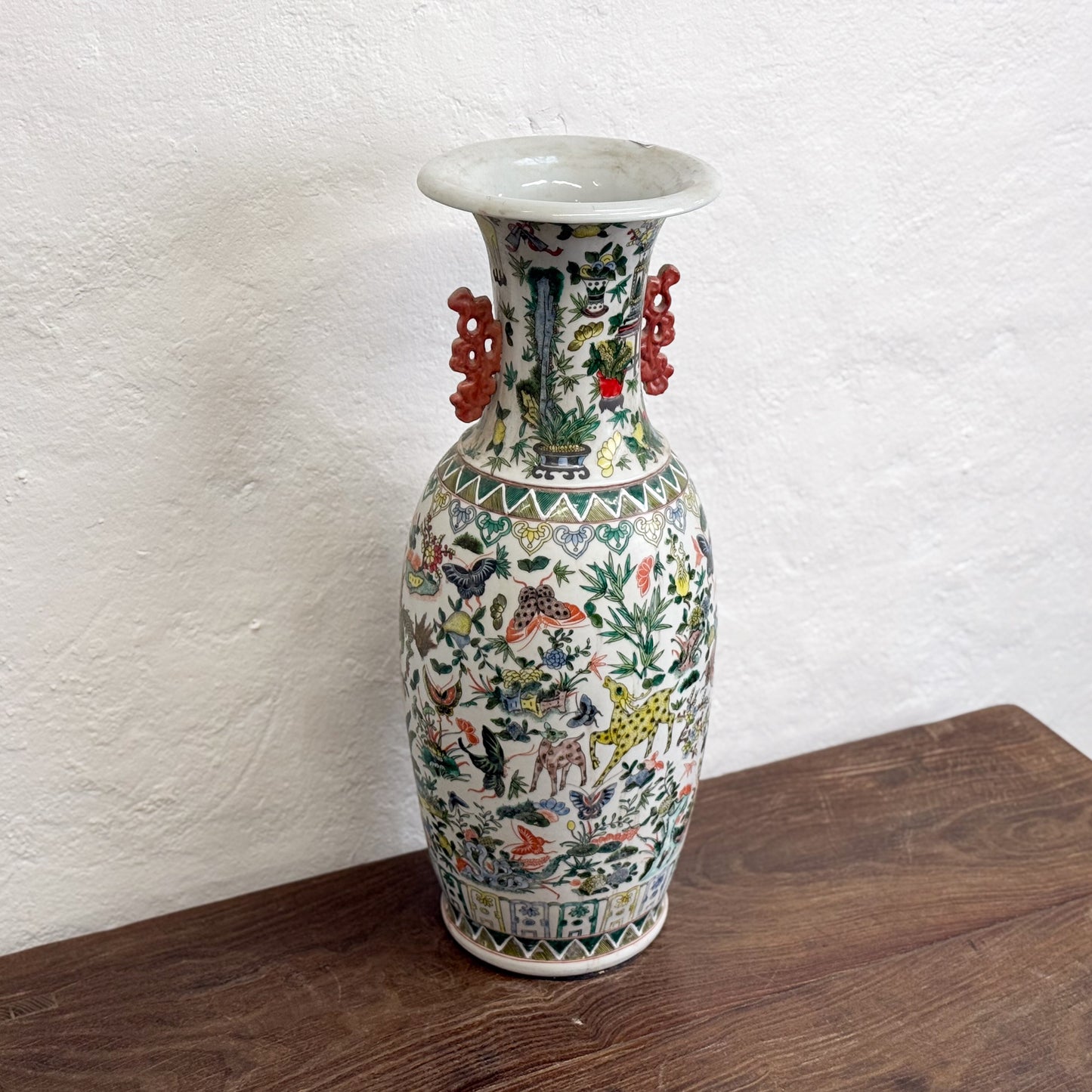 Tall Porcelain Yen-Yen Vase