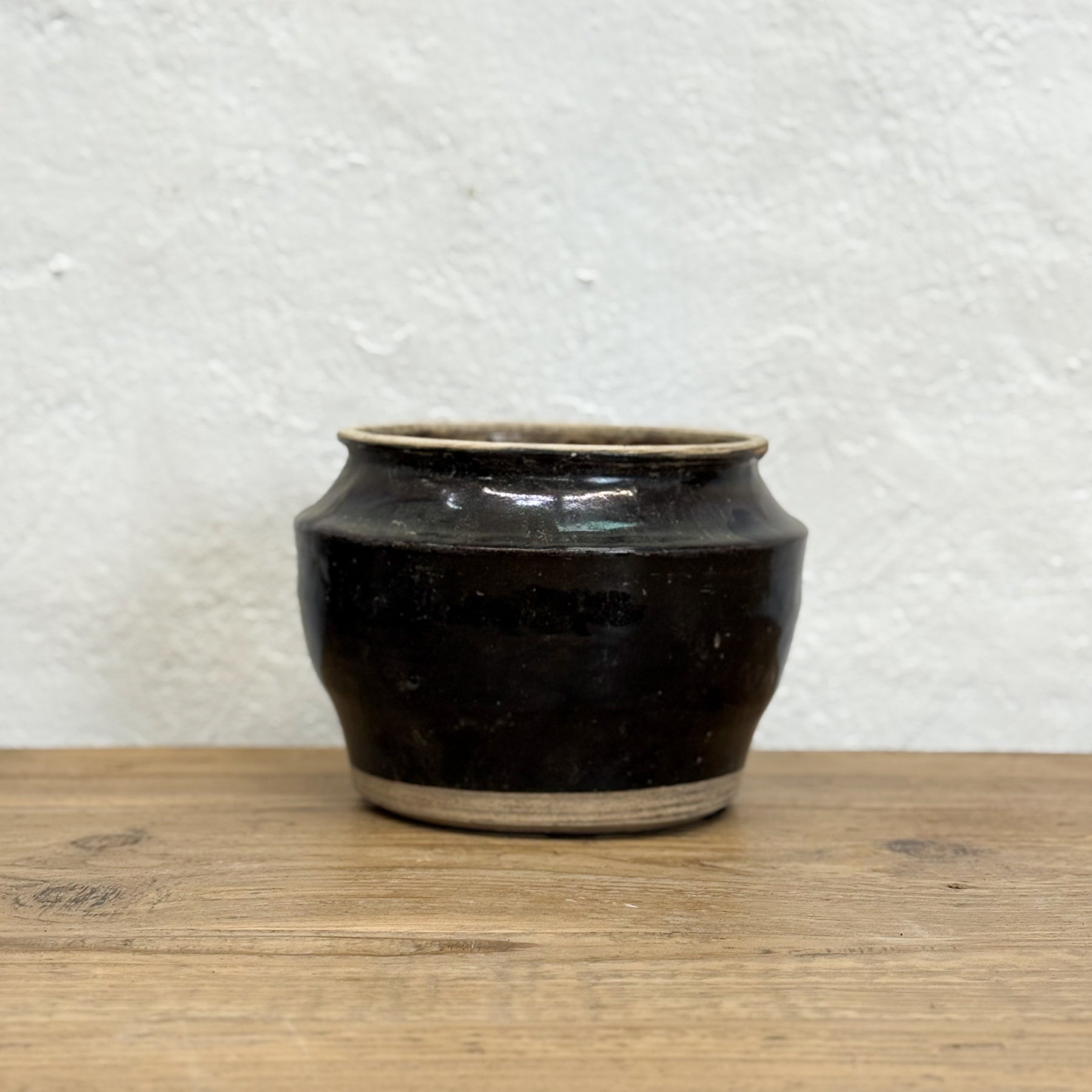 Squat Shanxi Style Glazed Pot