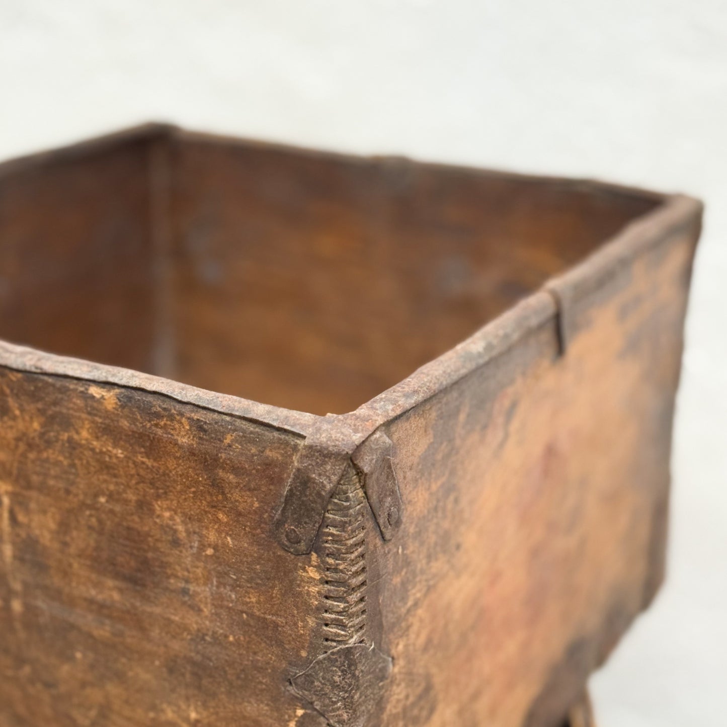 Vintage Wooden Measuring Bucket