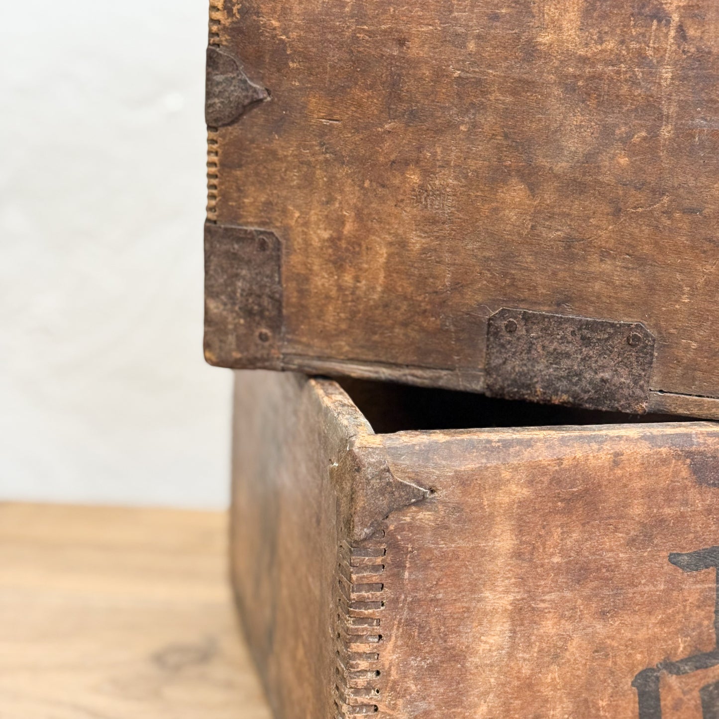 Vintage Wooden Measuring Bucket
