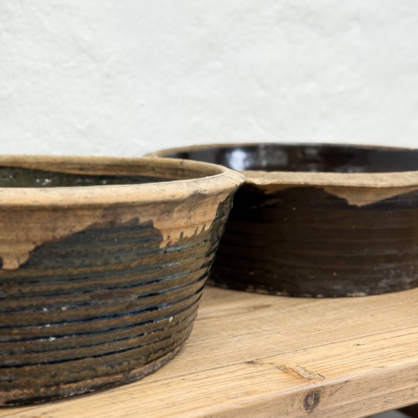 Large Shanxi Style Glazed Bowl