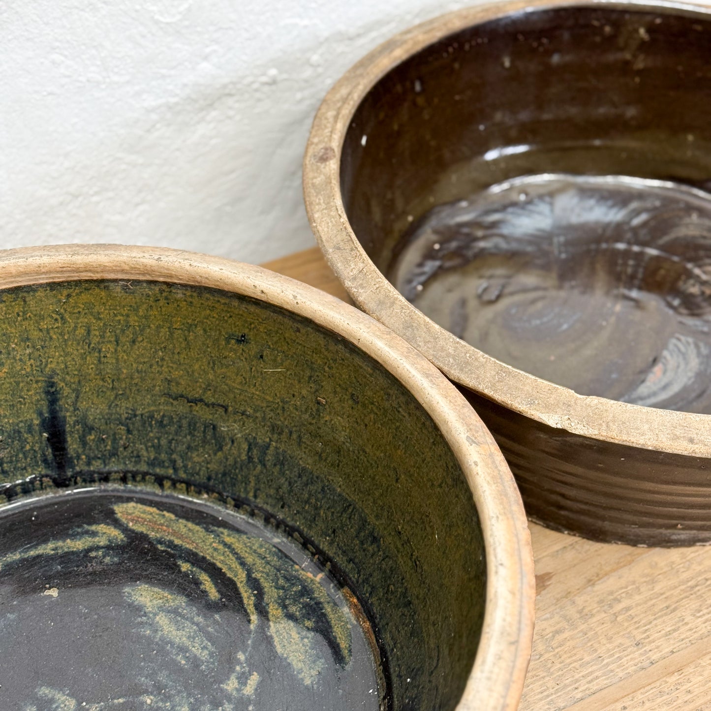 Large Shanxi Style Glazed Bowl