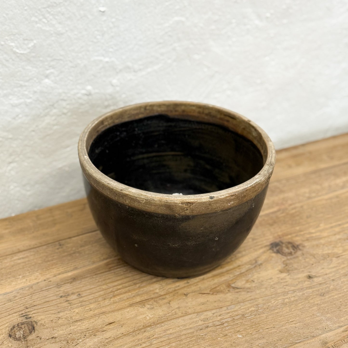 Small Shanxi Style Glazed Bowl