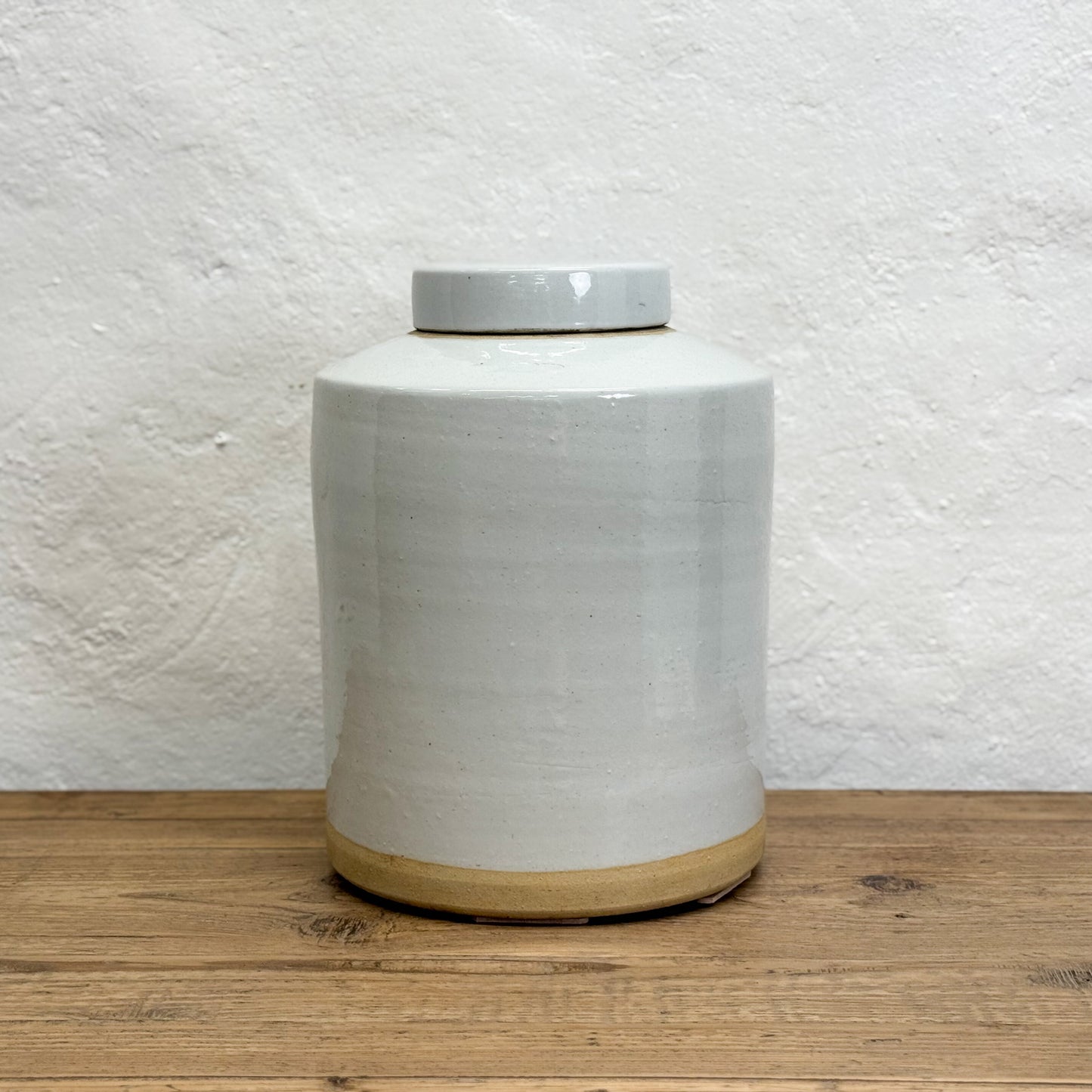 White Ceramic Jar
