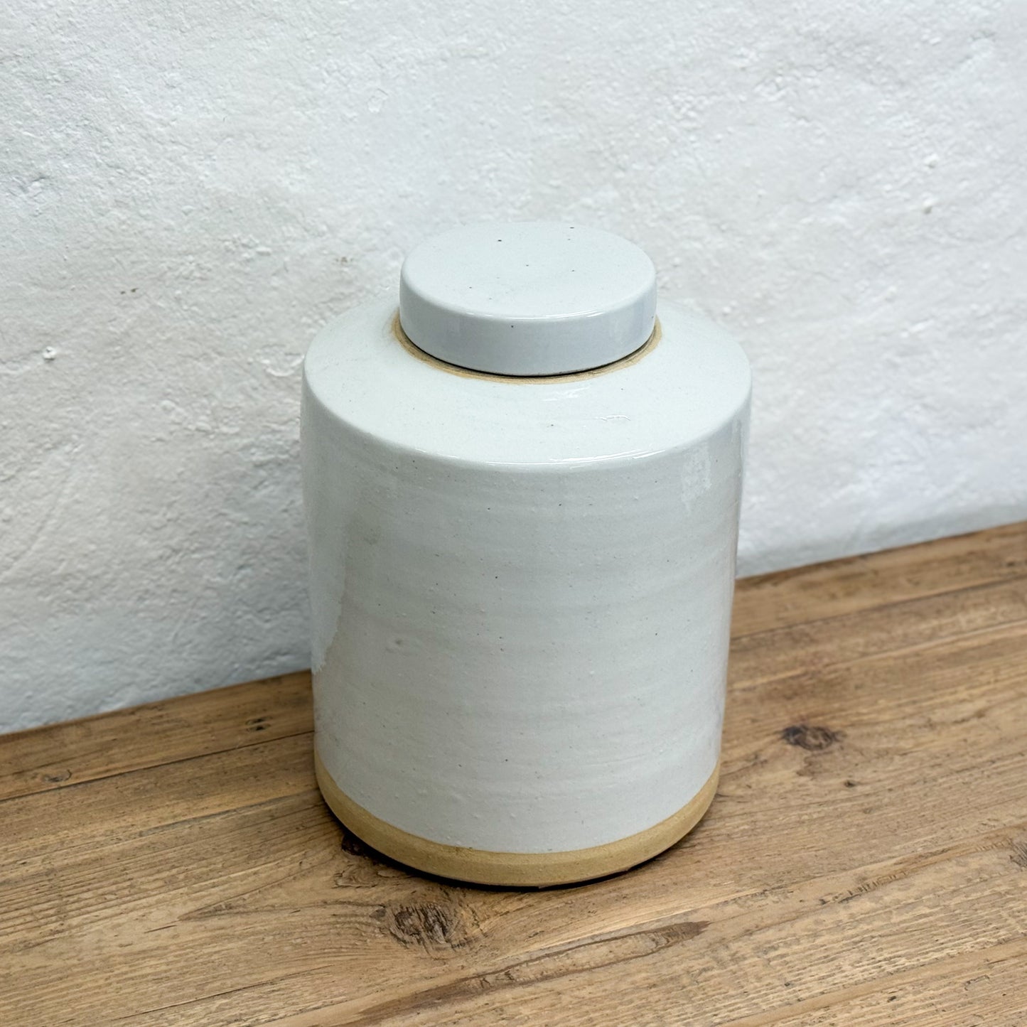 White Ceramic Jar