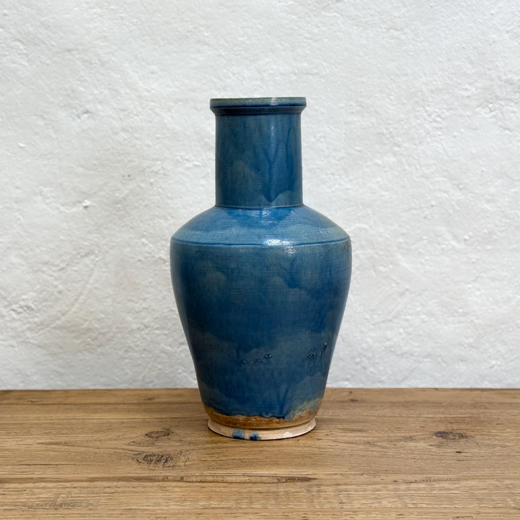 Rouleau Blue Glaze Vase